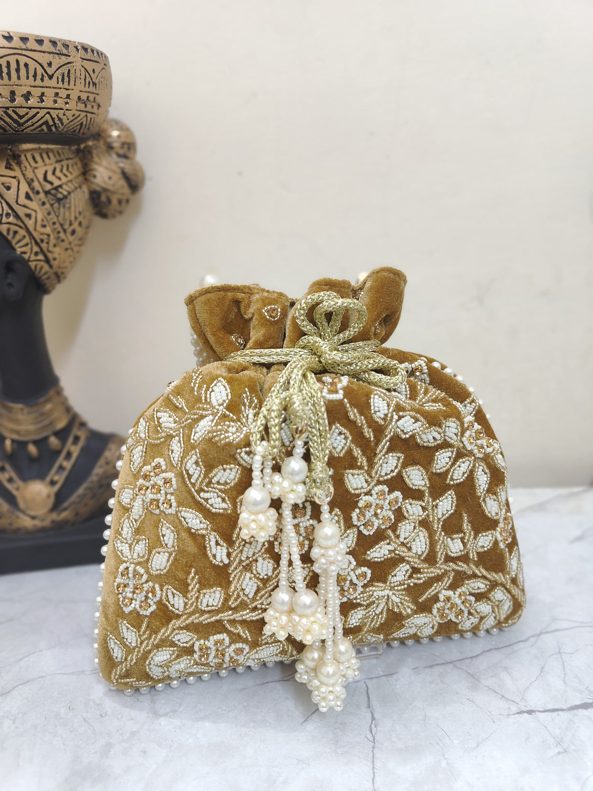 VRPS Potli Bag | Handcrafted Ethnic Bag | SWIS-2291 | Additional Angle
