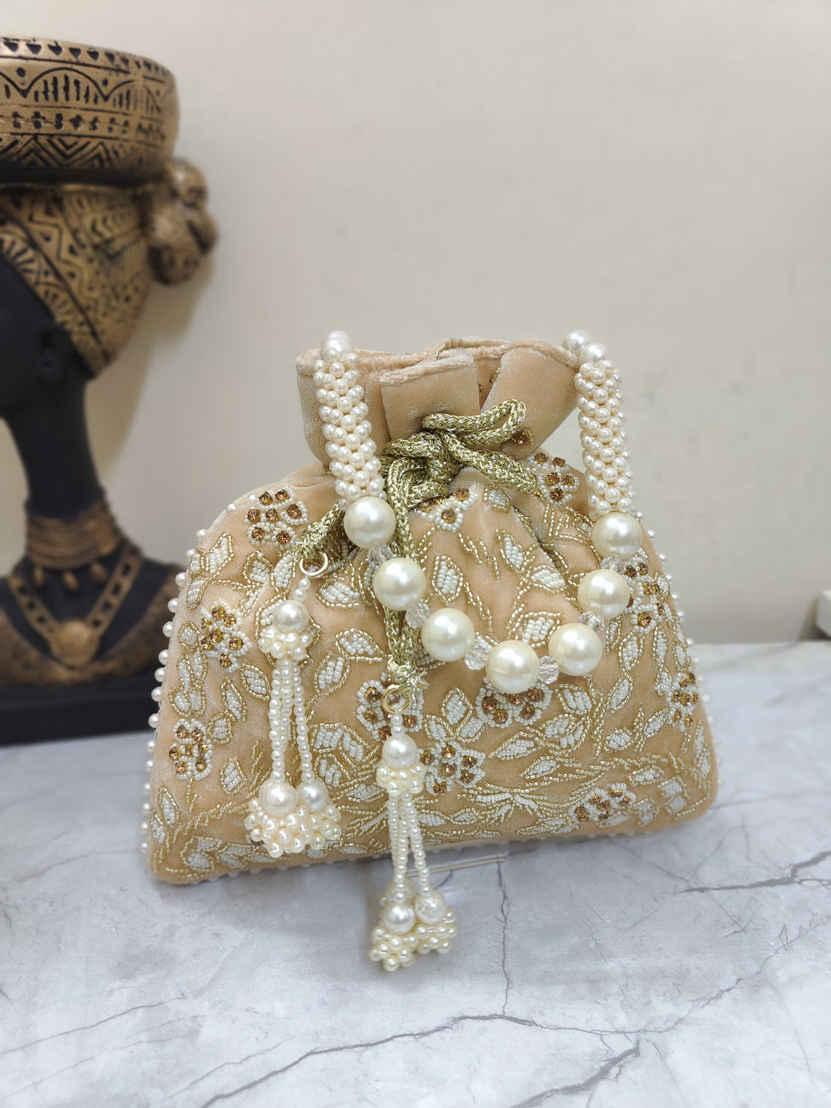 VRPS Potli Bag | Handcrafted Ethnic Bag | SWIS-2294 | Additional Angle