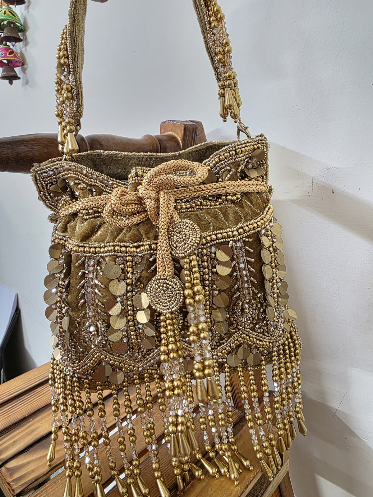 VRPS Potli Bag | Handcrafted Ethnic Bag | SWIS-2349 | Additional Angle