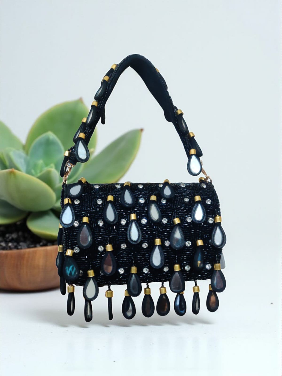 Black Flap Bag