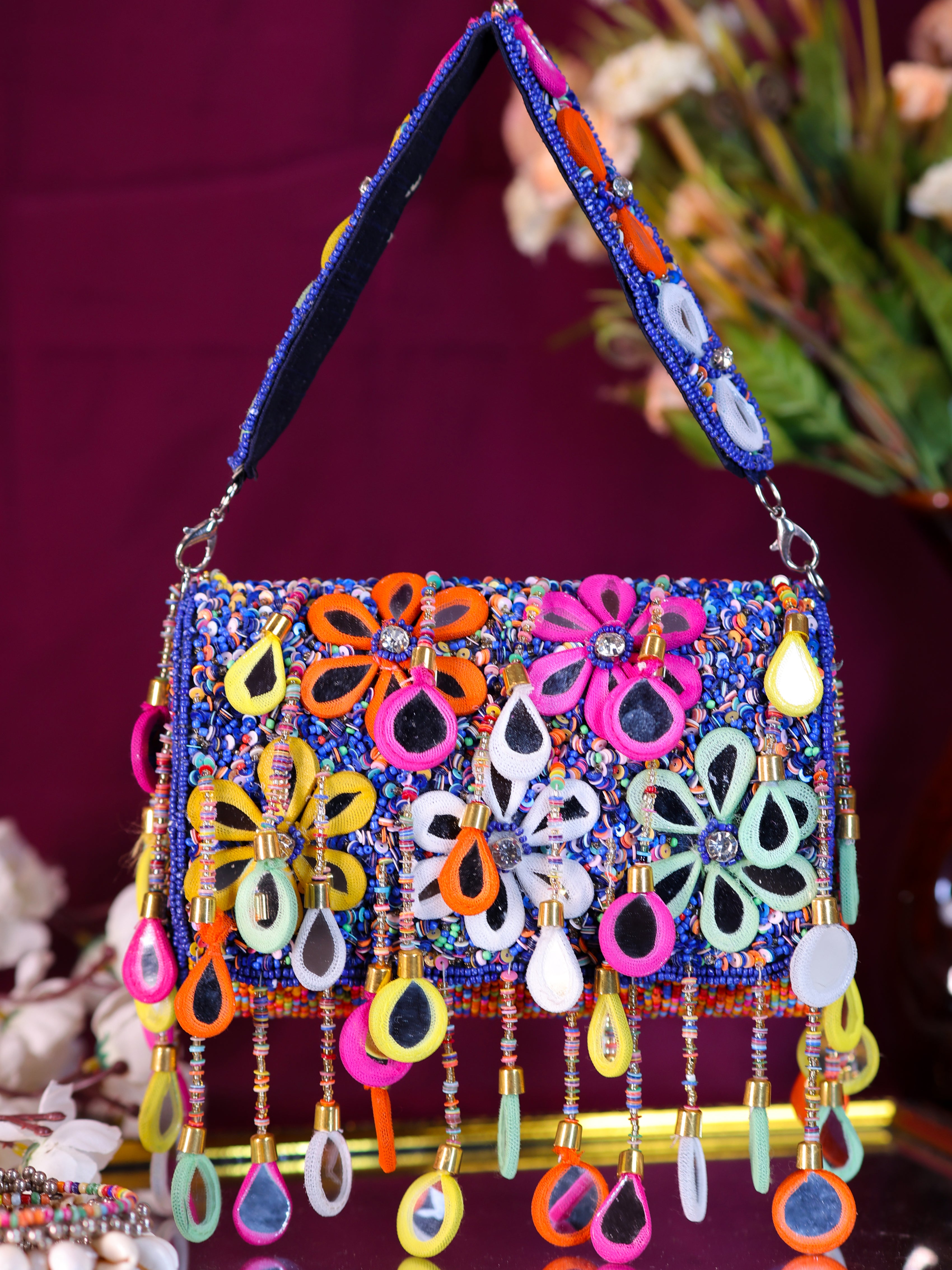 VRPS Flap Bag | Handcrafted Ethnic Bag | SWIS-1543