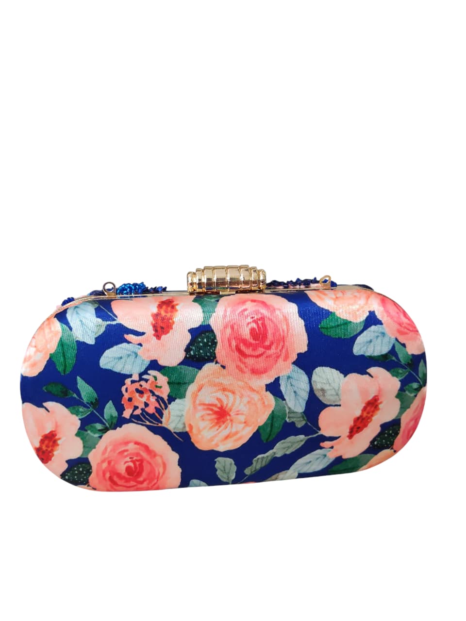 VRPS Printed Embroidered Clutch | Handcrafted Ethnic Bag | SWIS-3661 | Additional Angle