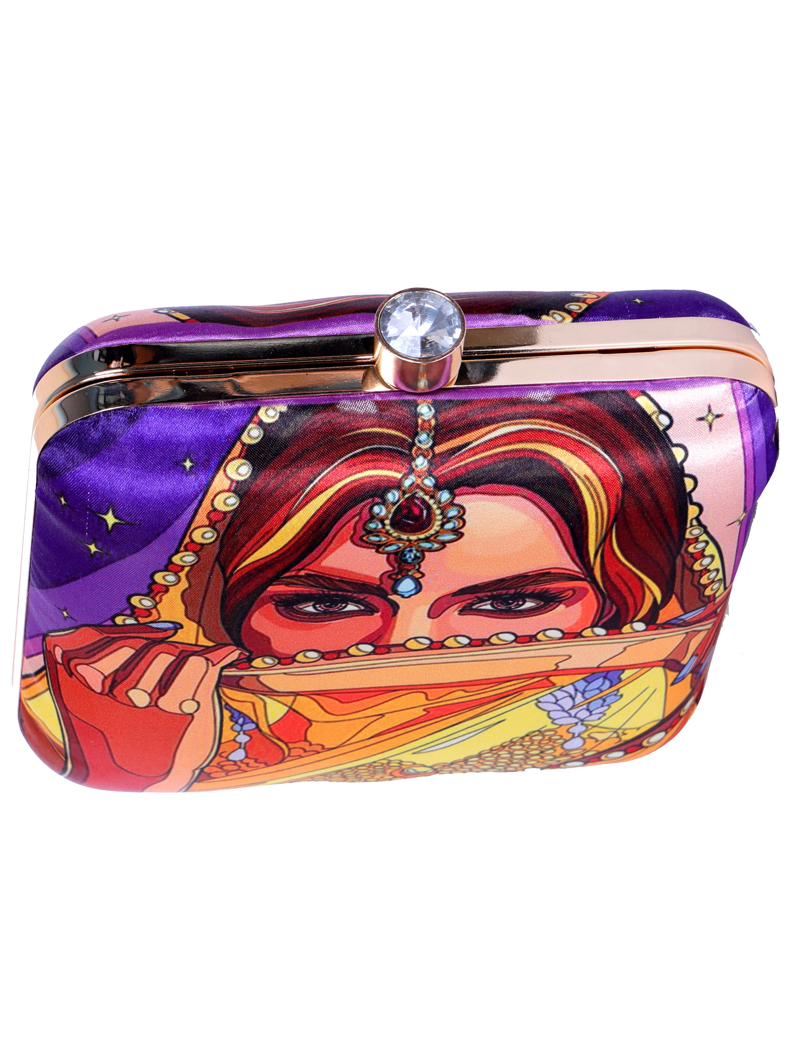 VRPS Printed Clutch | Handcrafted Ethnic Bag | SWIS-1313