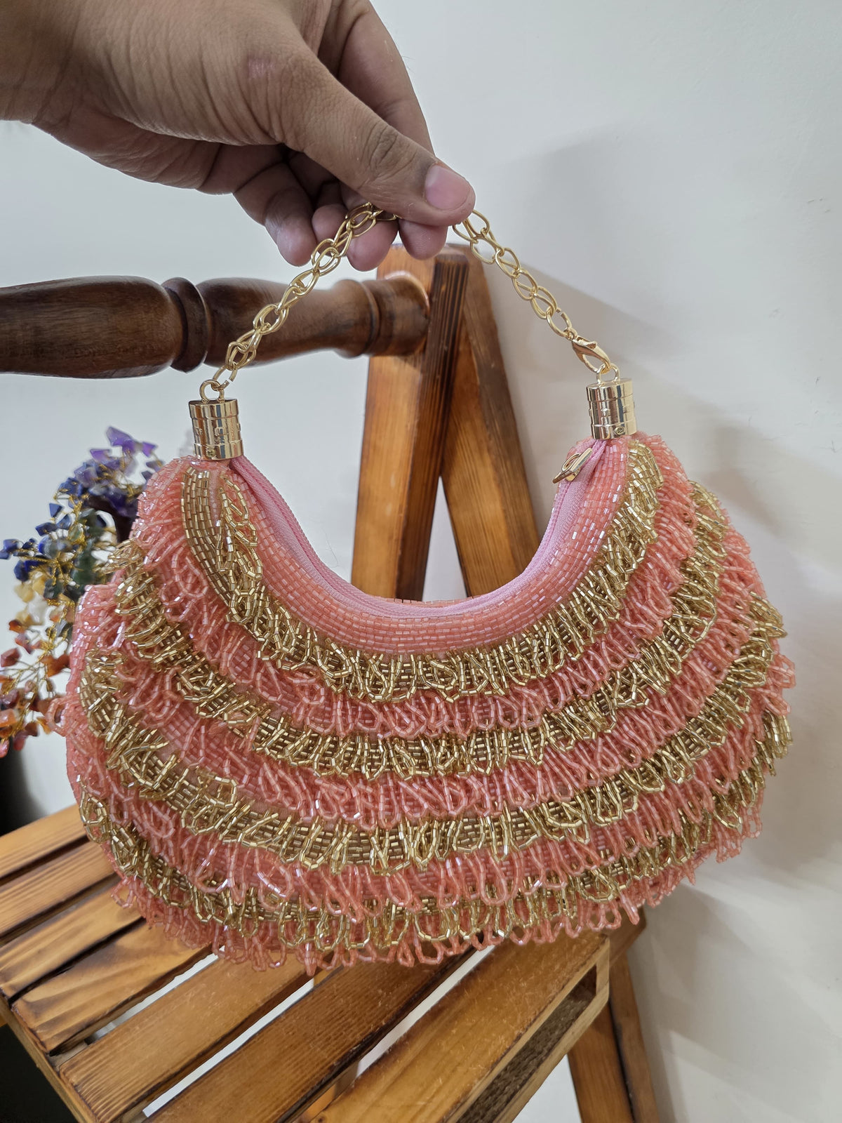 VRPS Moon Bags | Handcrafted Ethnic Bag | SWIS-2430 | Additional Angle