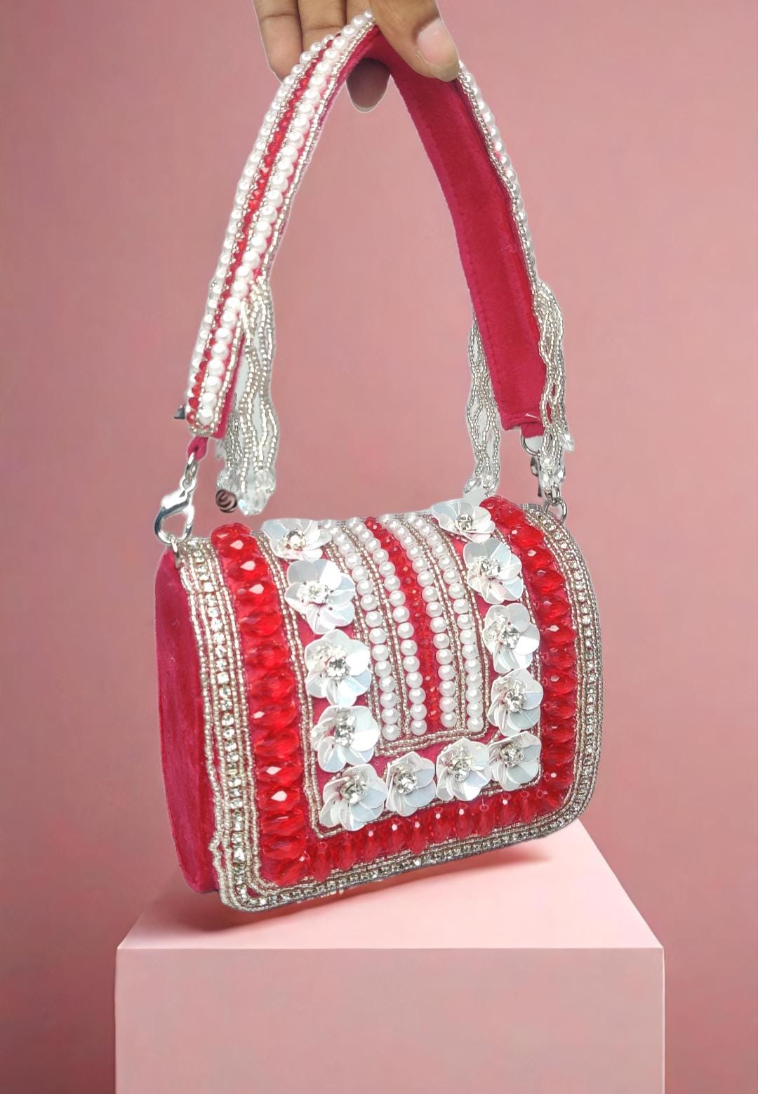 VRPS Flap Bag | Handcrafted Ethnic Bag | SWIS-2491 | Additional Angle