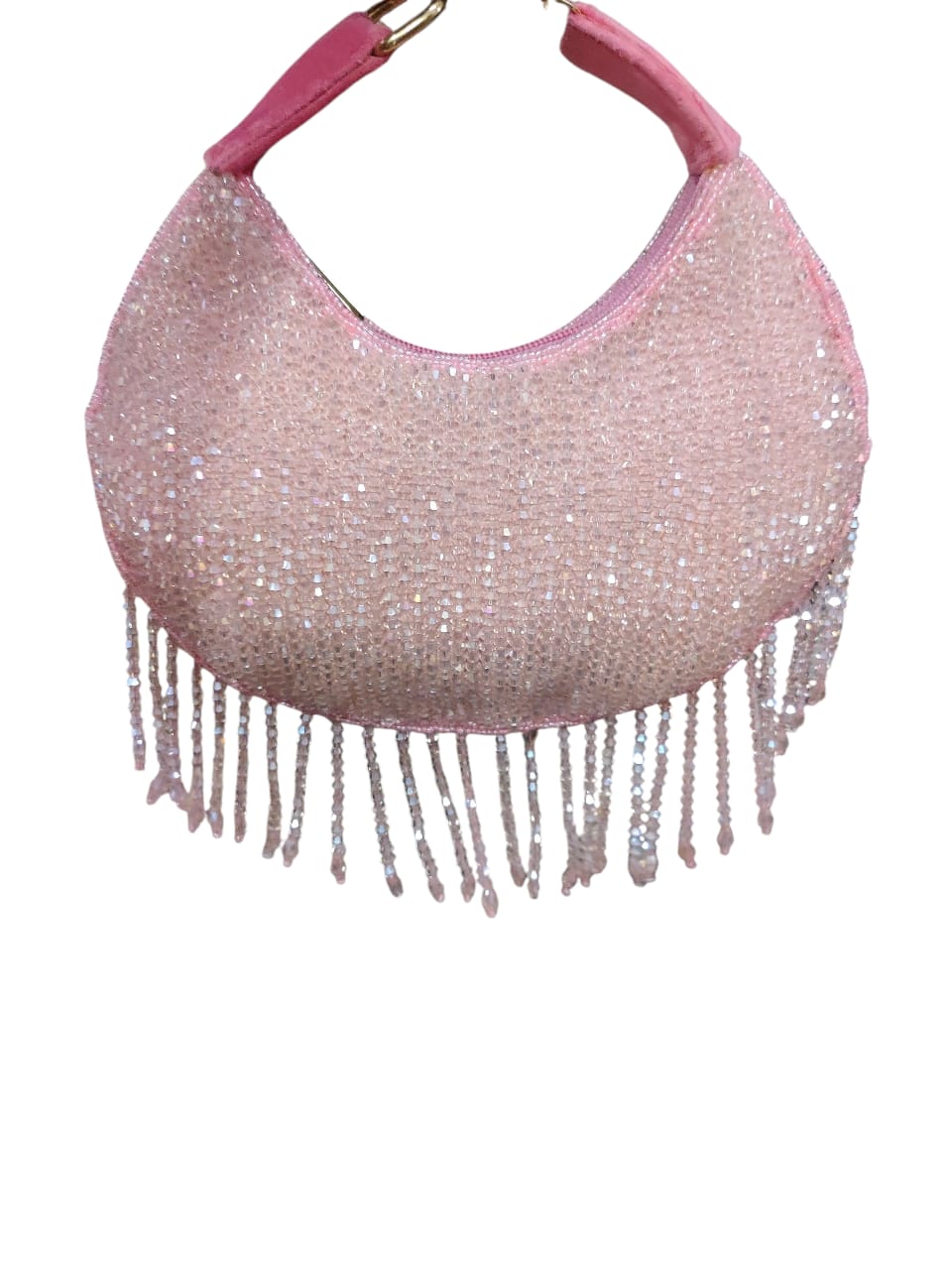 Pink Crystal Moon Clutch