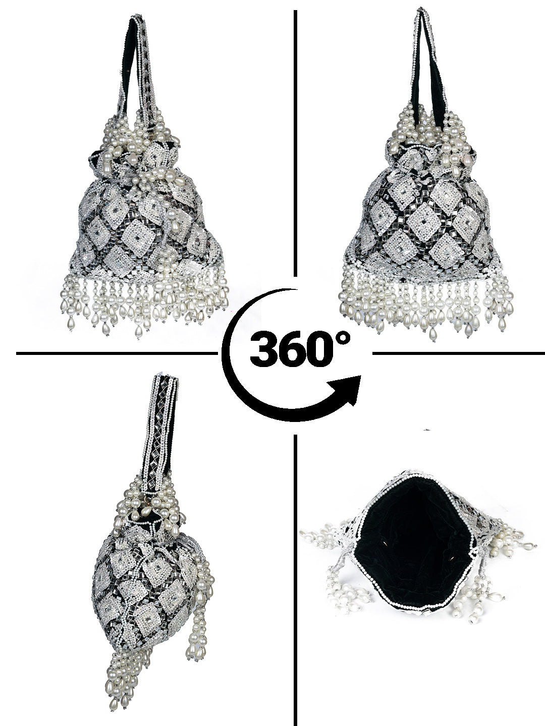 VRPS Potli Bag | Handcrafted Ethnic Bag | SWIS-1792 | Additional Angle