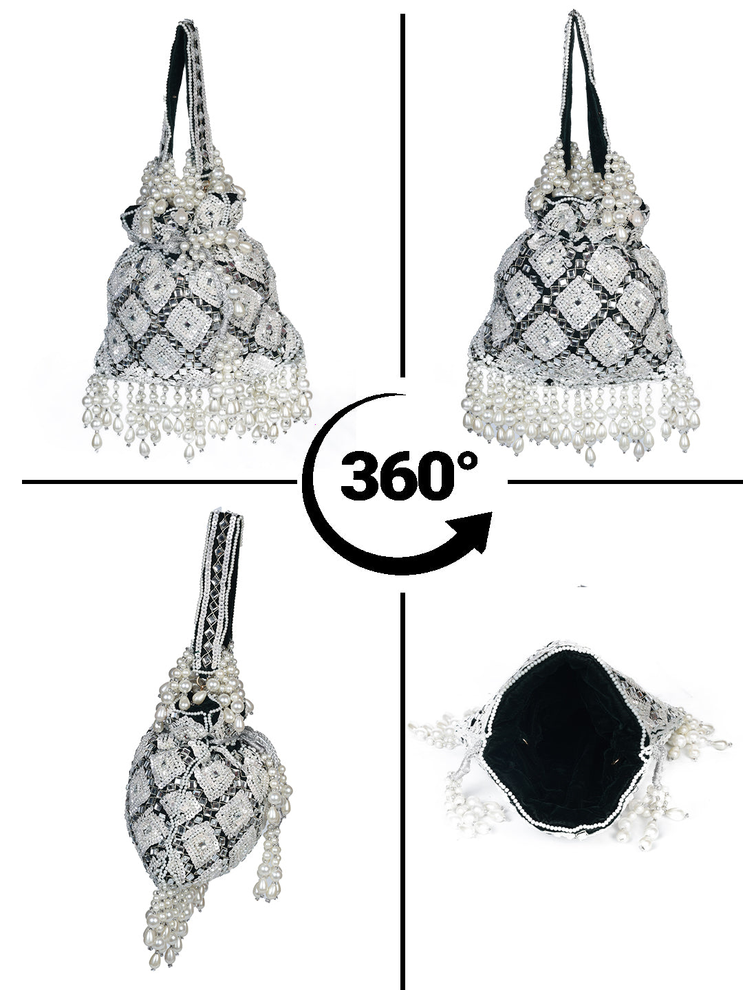 VRPS Potli Bag | Handcrafted Ethnic Bag | SWIS-1791 | Additional Angle