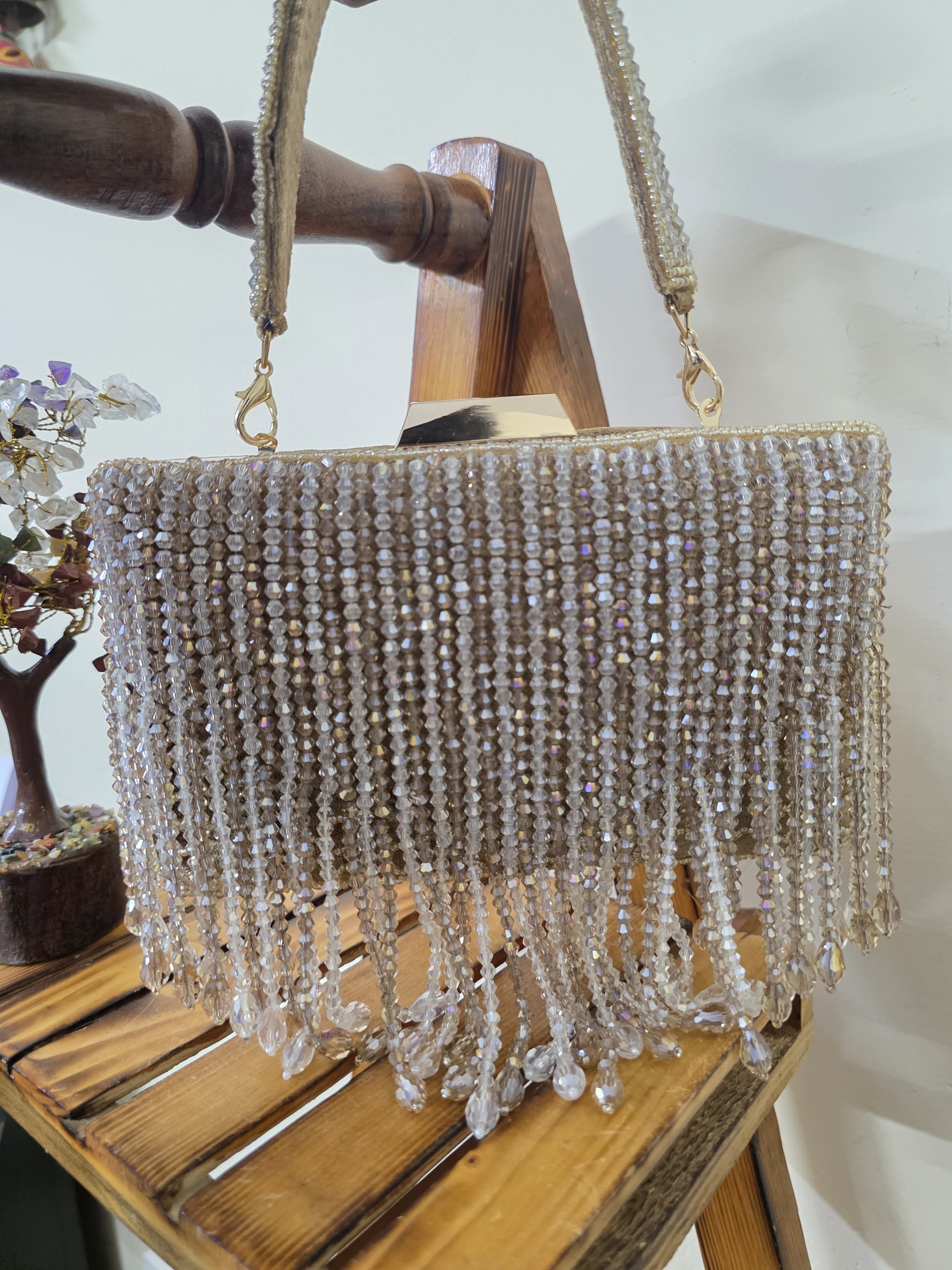 Embroidered Clutch Bag