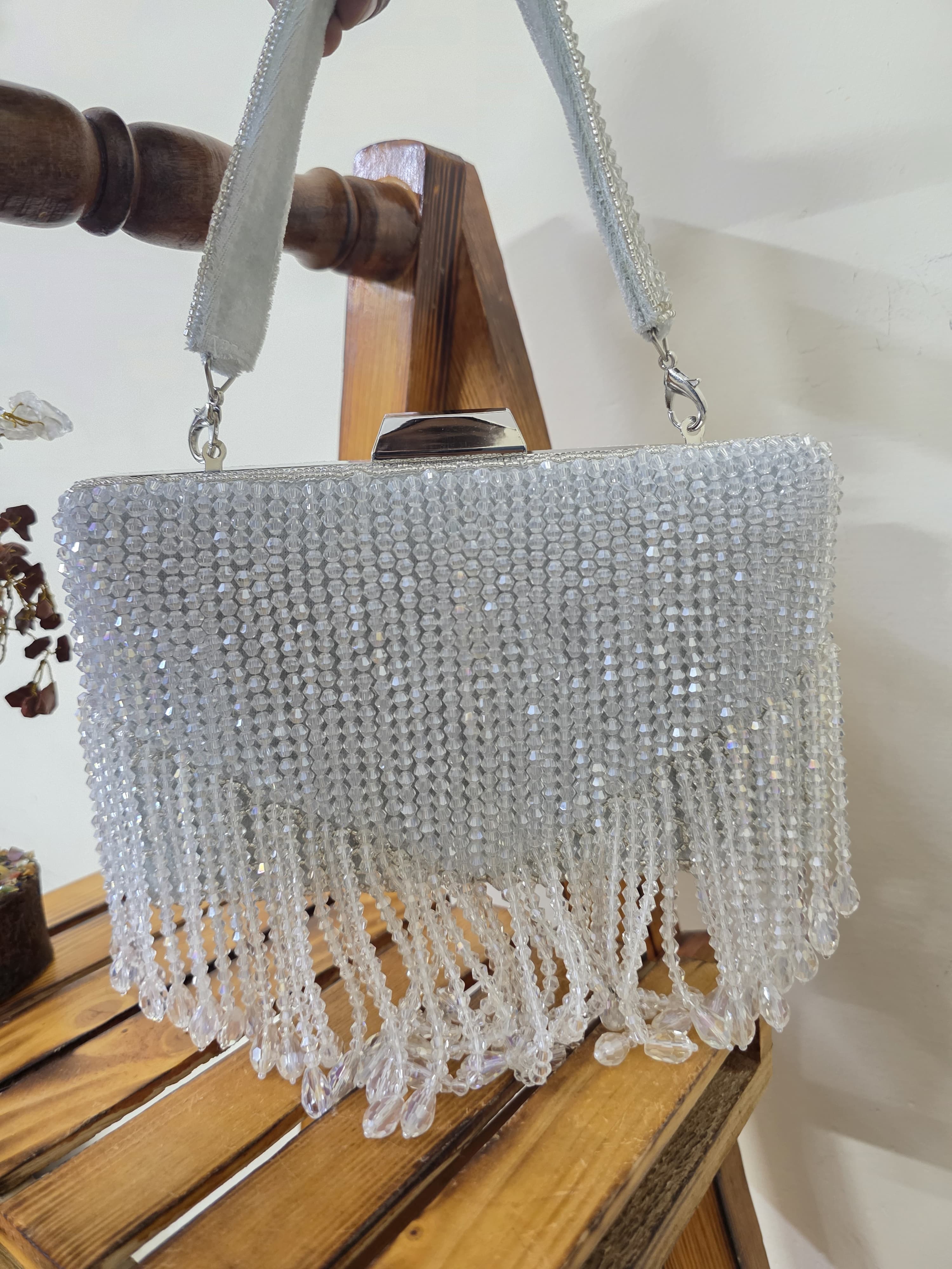 Embroidered Clutch Bag