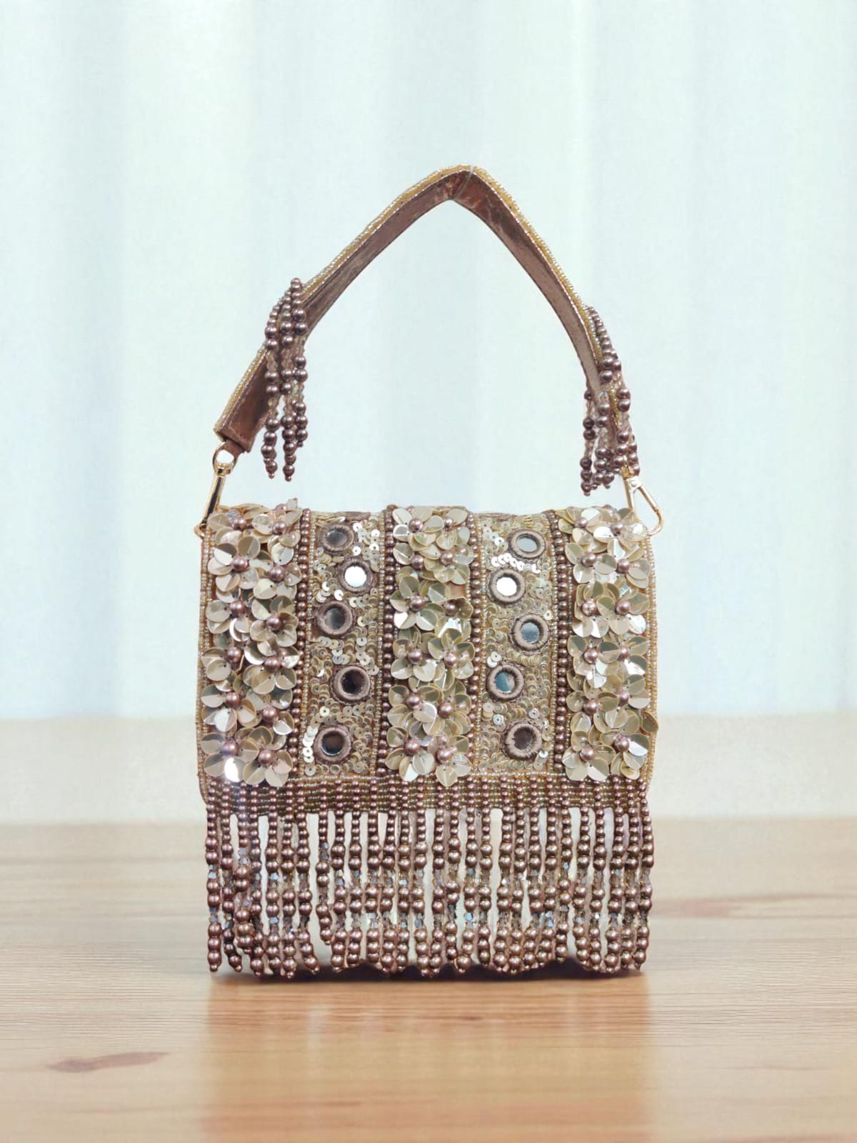 VRPS Flap Bag | Handcrafted Ethnic Bag | SWIS-2543 | Additional Angle