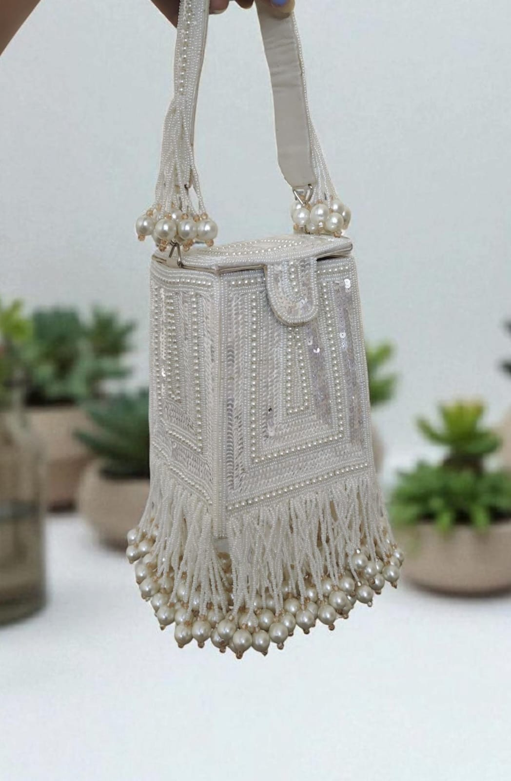 VRPS Bucket Bag | Handcrafted Ethnic Bag | SWIS-2590 | Additional Angle