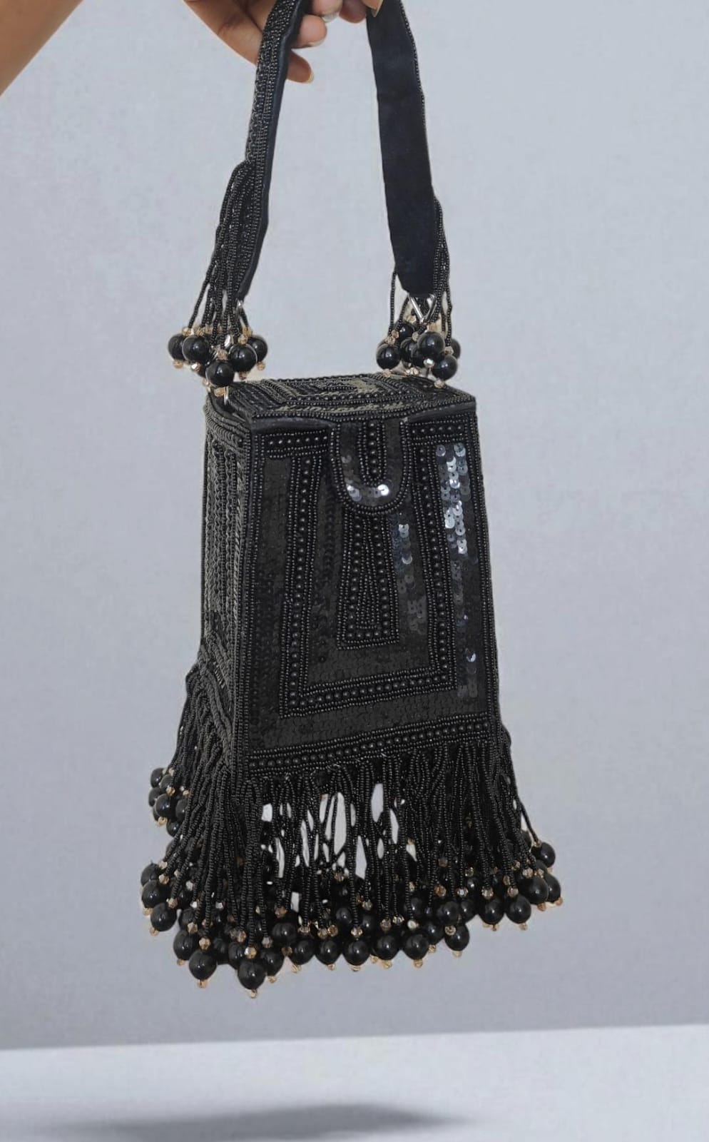 VRPS Bucket Bag | Handcrafted Ethnic Bag | SWIS-2592 | Additional Angle