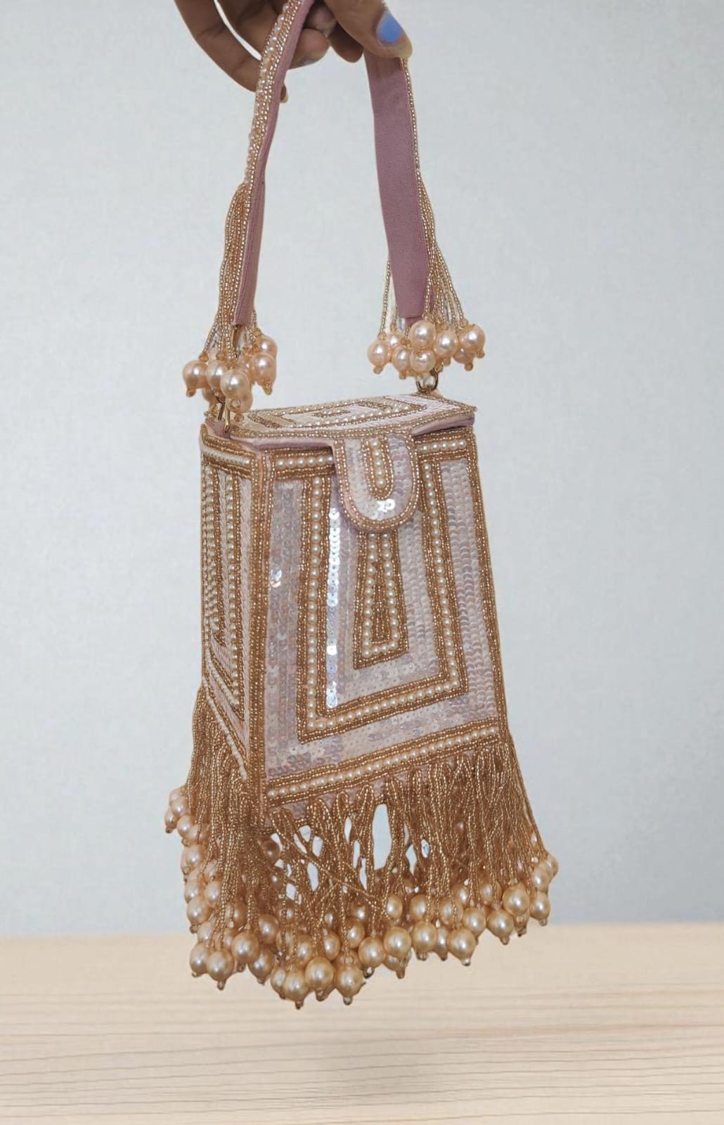 VRPS Bucket Bag | Handcrafted Ethnic Bag | SWIS-2593 | Additional Angle