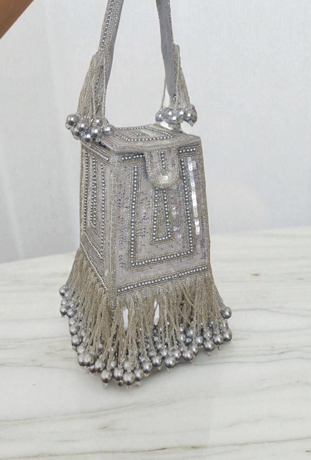 VRPS Bucket Bag | Handcrafted Ethnic Bag | SWIS-2595 | Additional Angle