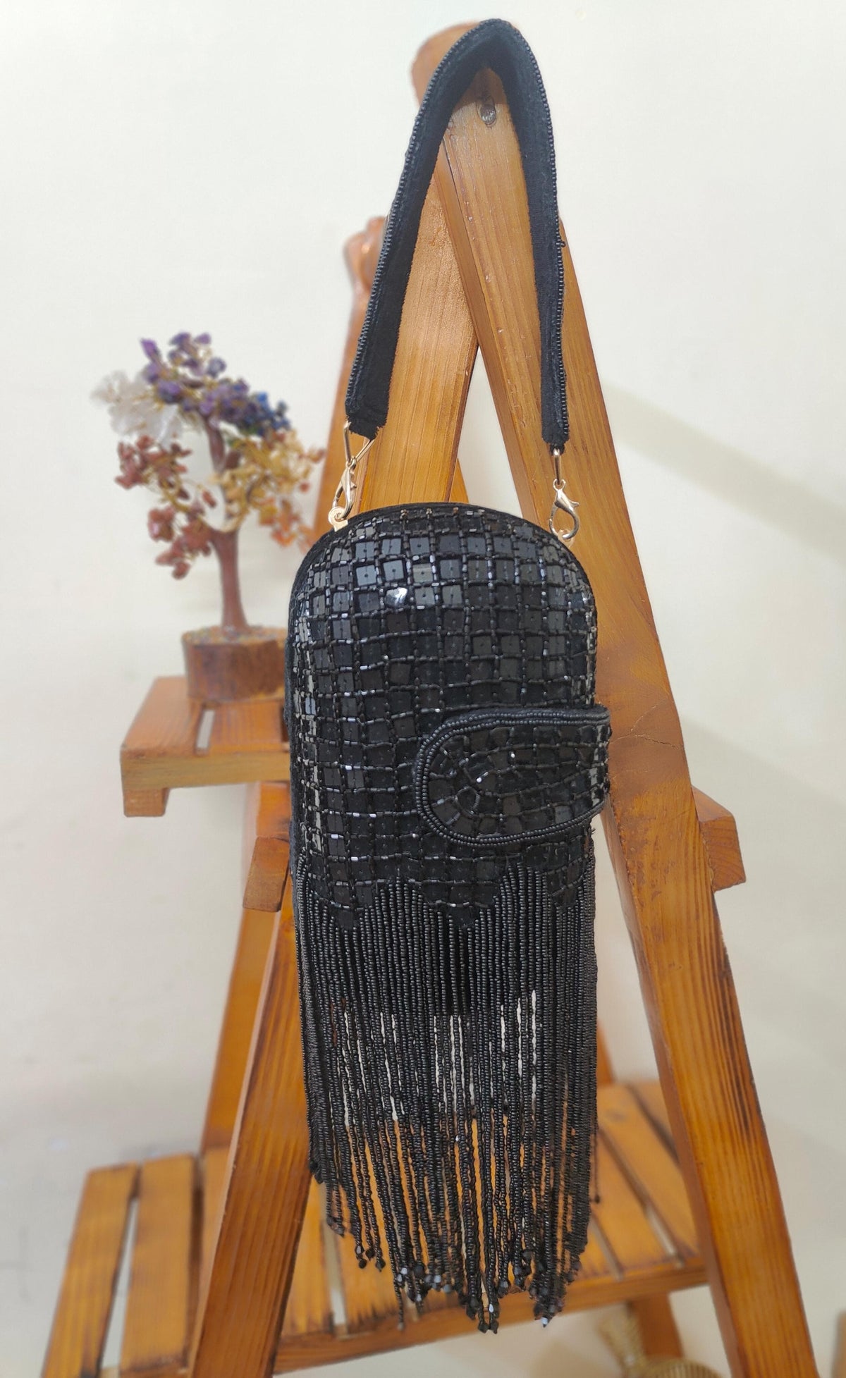 VRPS Embroidered Clutch | Handcrafted Ethnic Bag | SWIS-2596 | Additional Angle
