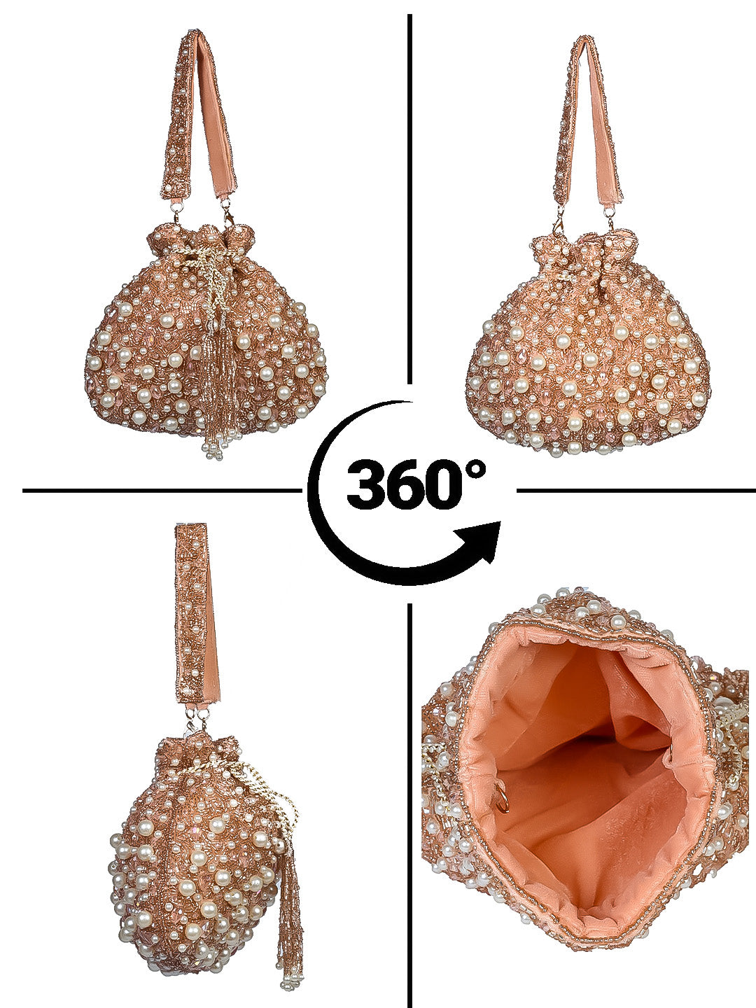 VRPS Potli Bag | Handcrafted Ethnic Bag | SWIS-1754 | Additional Angle