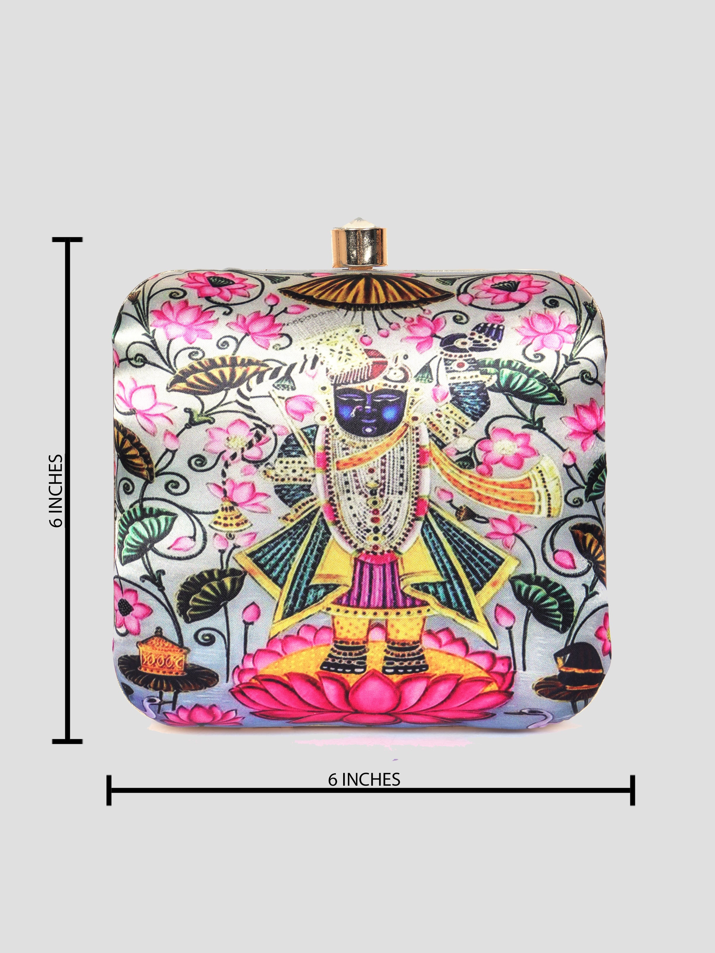 VRPS Printed Clutch | Handcrafted Ethnic Bag | SWIS-1333