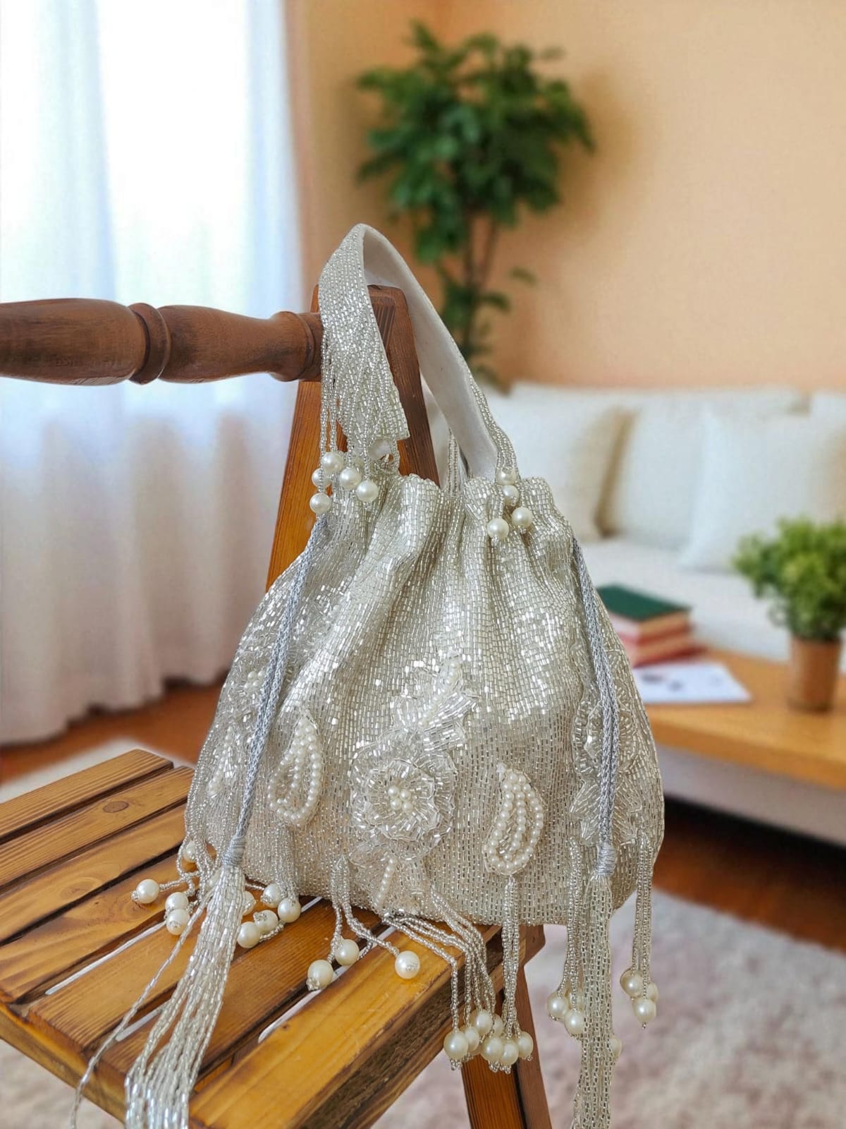 VRPS Potli Bag | Handcrafted Ethnic Bag | SWIS-2628 | Additional Angle