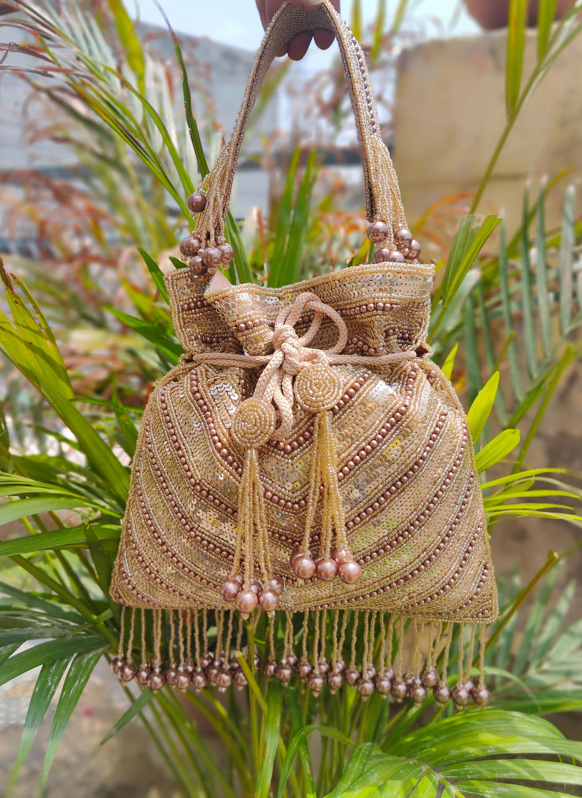 VRPS Potli Bag | Handcrafted Ethnic Bag | SWIS-2752 | Additional Angle