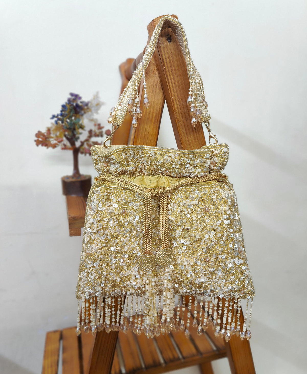 VRPS Potli Bag | Handcrafted Ethnic Bag | SWIS-2766 | Additional Angle