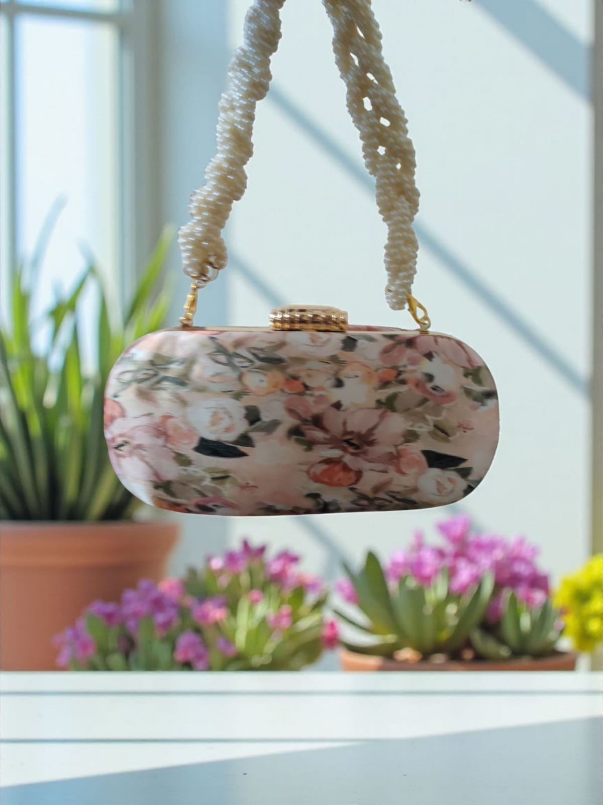 VRPS Printed Clutch | Handcrafted Ethnic Bag | SWIS-2862 | Additional Angle