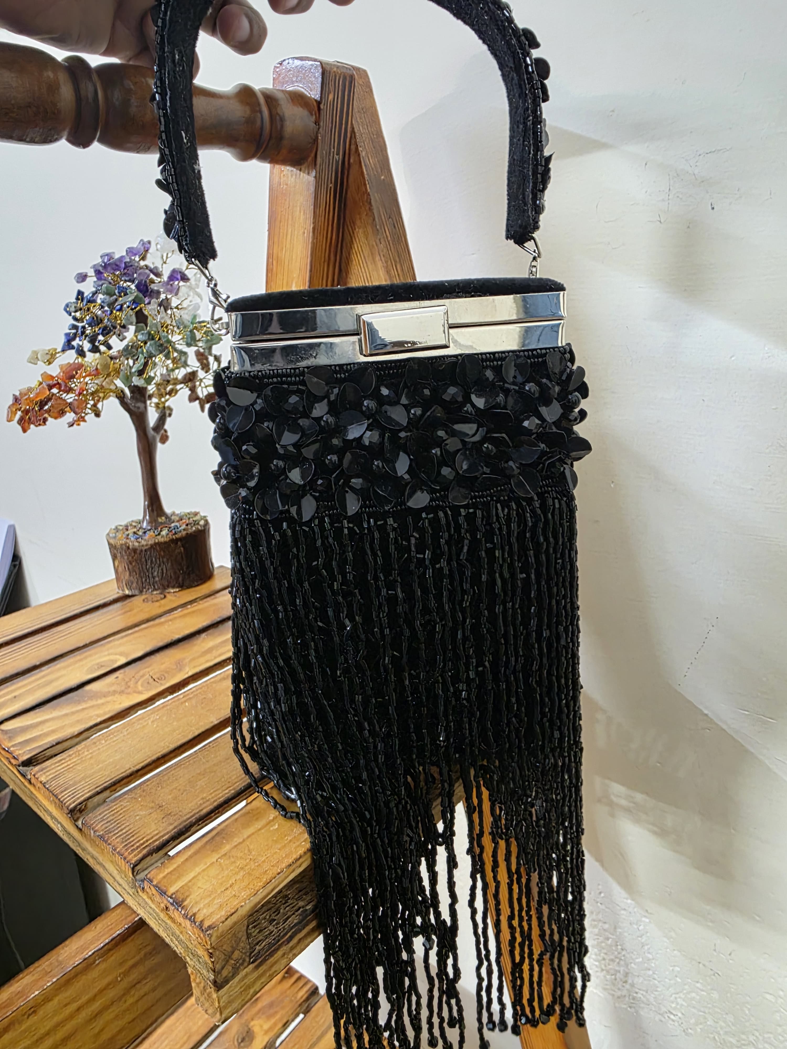 Embroidered Clutch Bag