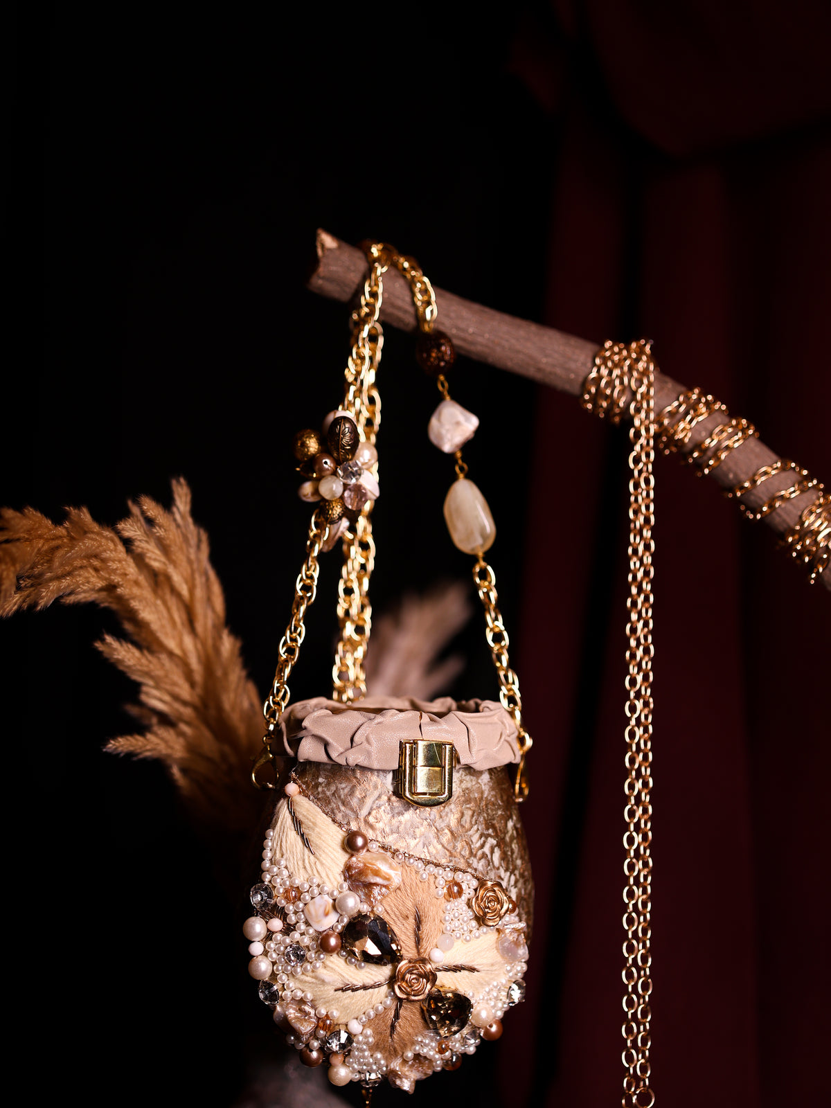 VRPS MOP Clutch | Handcrafted Ethnic Bag | SWIS-4007 | Additional Angle