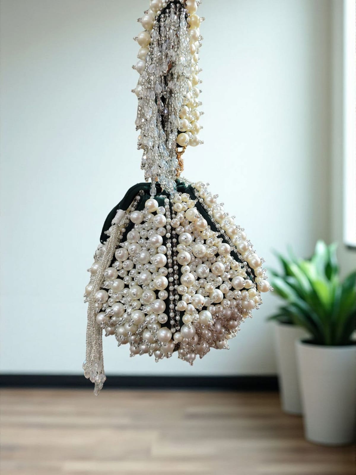 VRPS Lotus Potli | Handcrafted Ethnic Bag | SWIS-2921 | Additional Angle