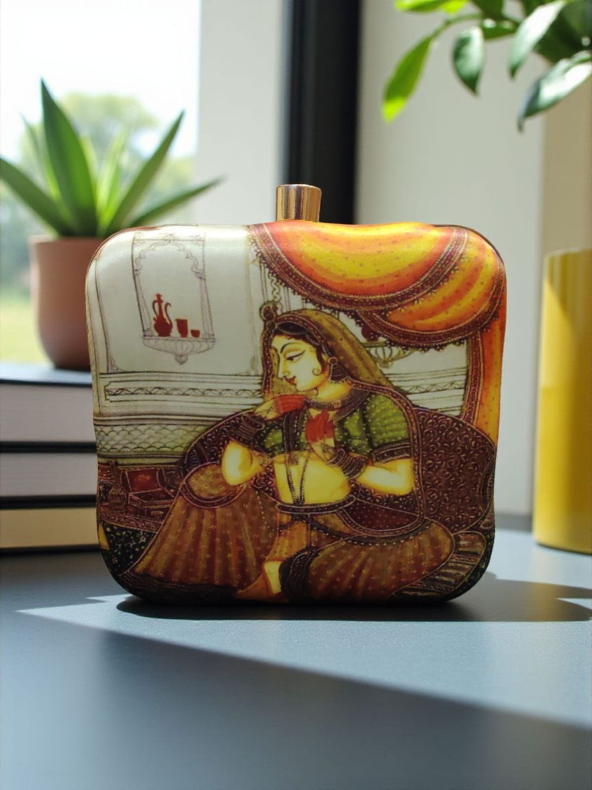 VRPS Printed Clutch | Handcrafted Ethnic Bag | SWIS-2923 | Additional Angle