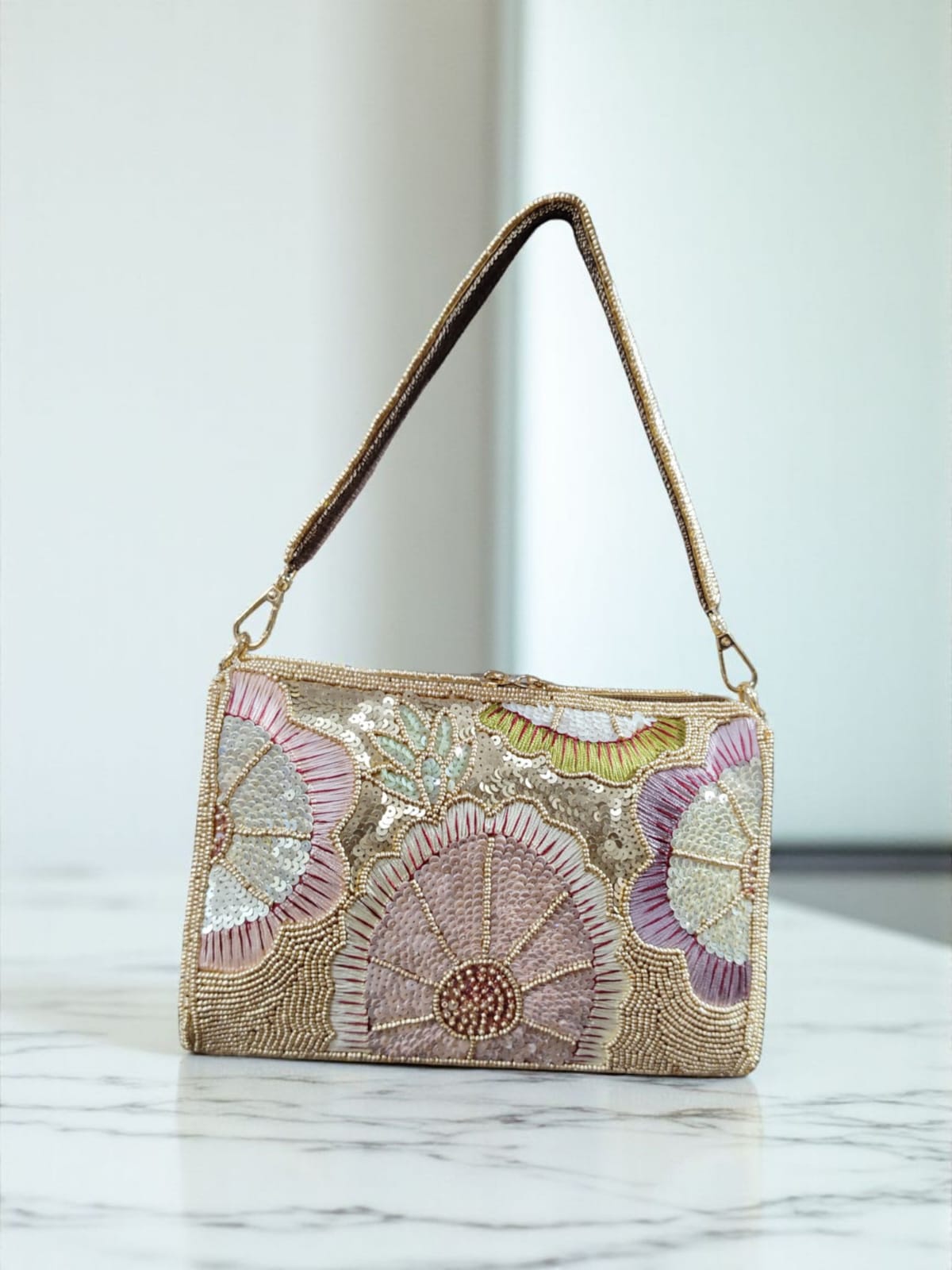 VRPS Flap Bag | Handcrafted Ethnic Bag | SWIS-2973 | Additional Angle
