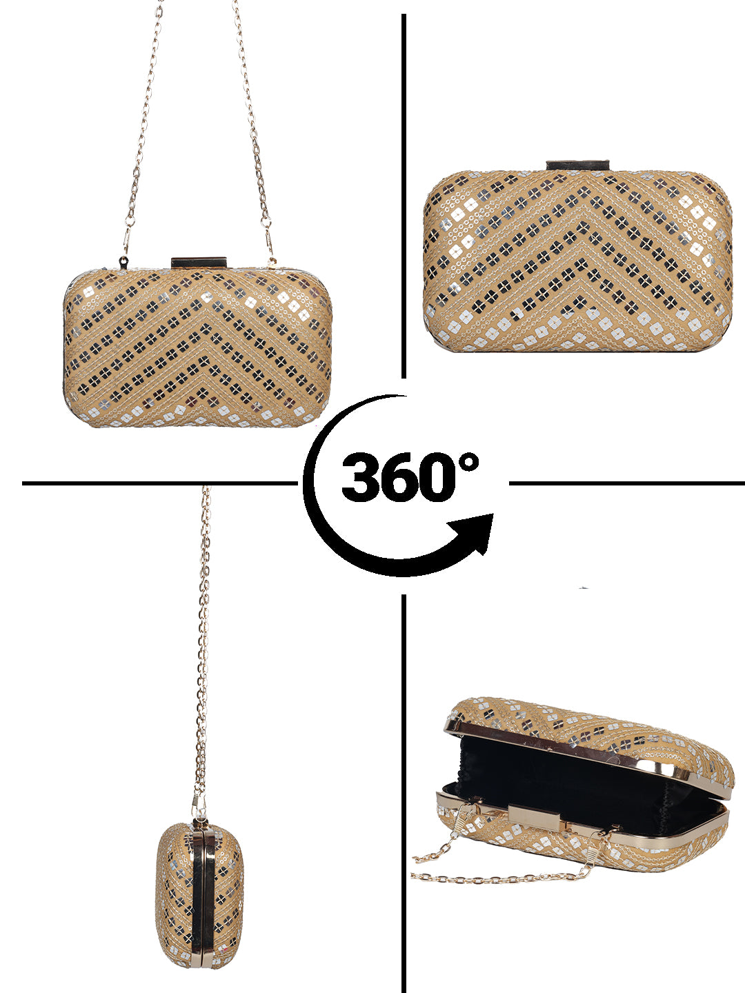 VRPS Classic Clutch | Handcrafted Ethnic Bag | SWIS-1710 | Additional Angle