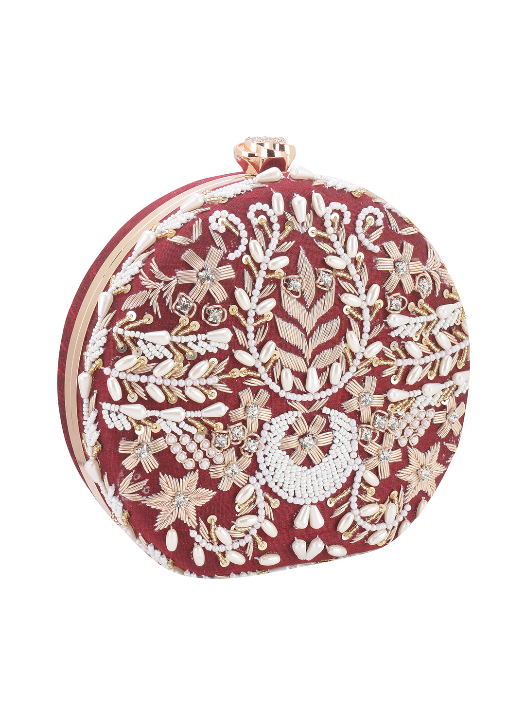 VRPS Embroidered Clutch | Handcrafted Ethnic Bag | SWIS-875 | Additional Angle