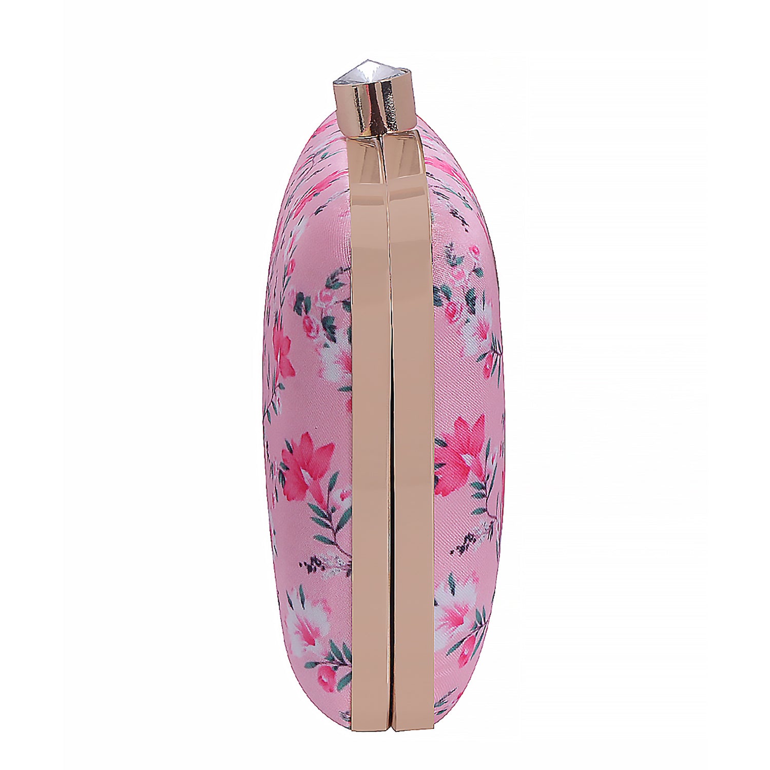 blossom digital printed clutch
