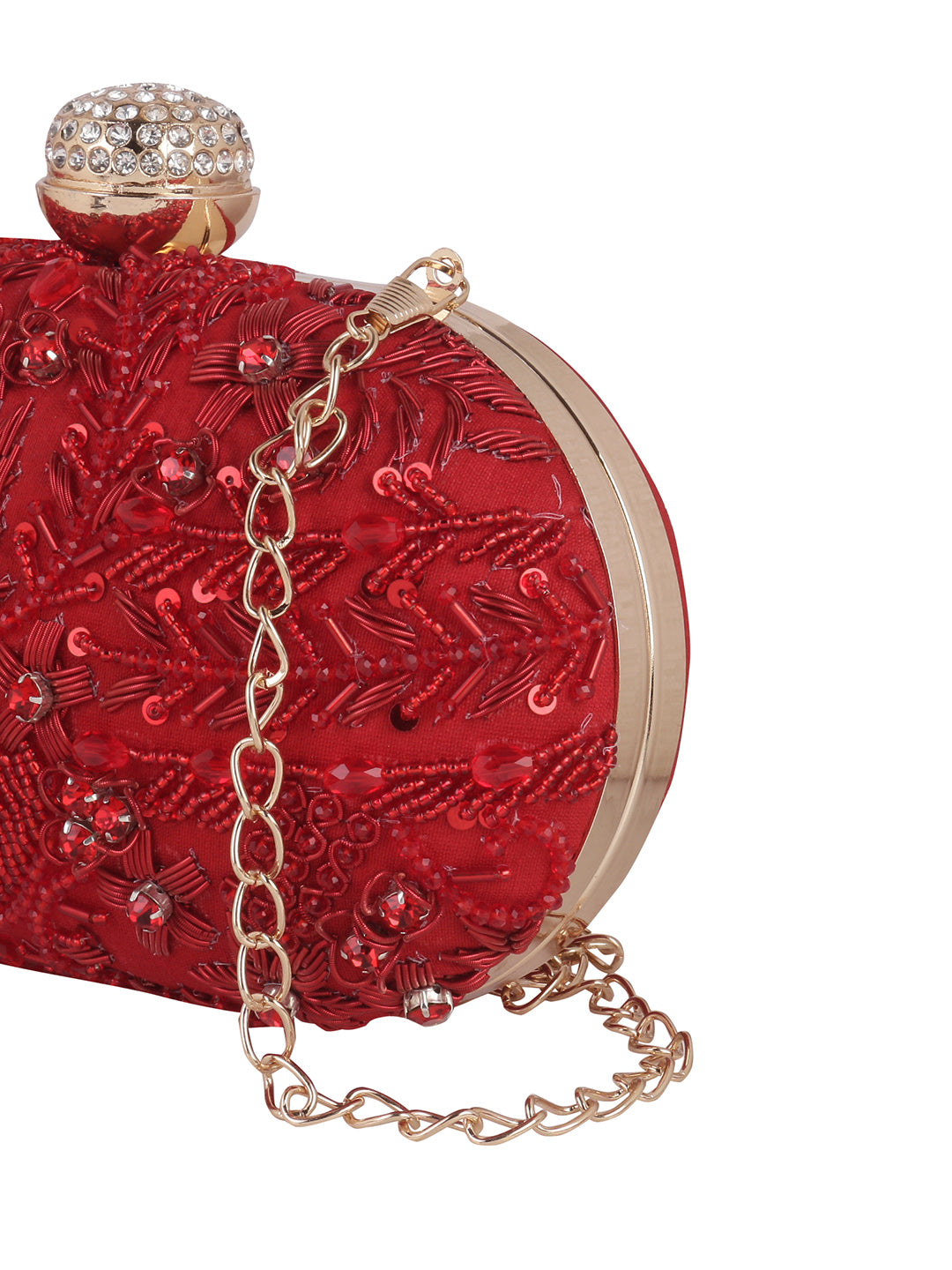 VRPS Embroidered Clutch | Handcrafted VRPS Embroidered Clutch | SWIS-1027