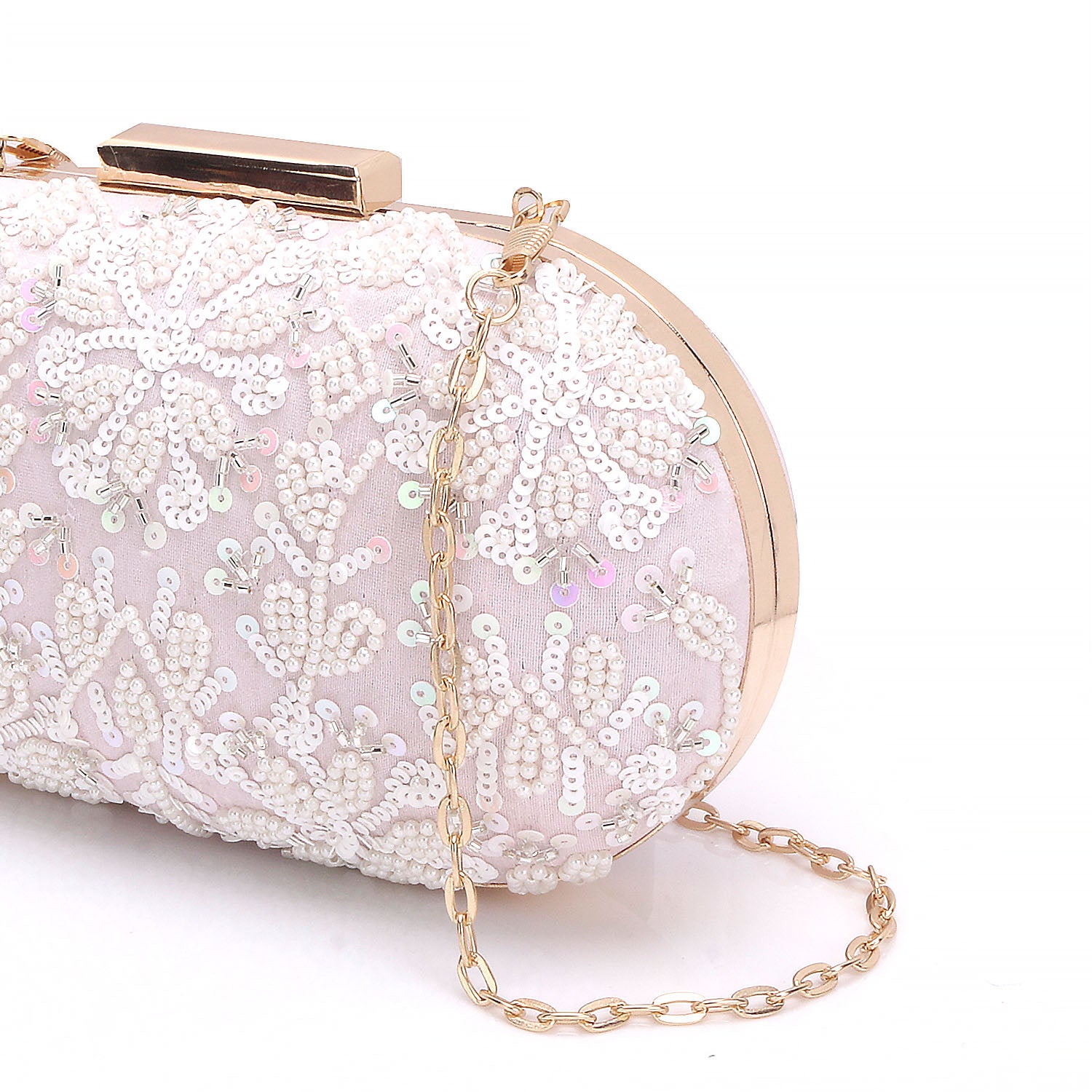 Ovel Box Clutch For Casual Use