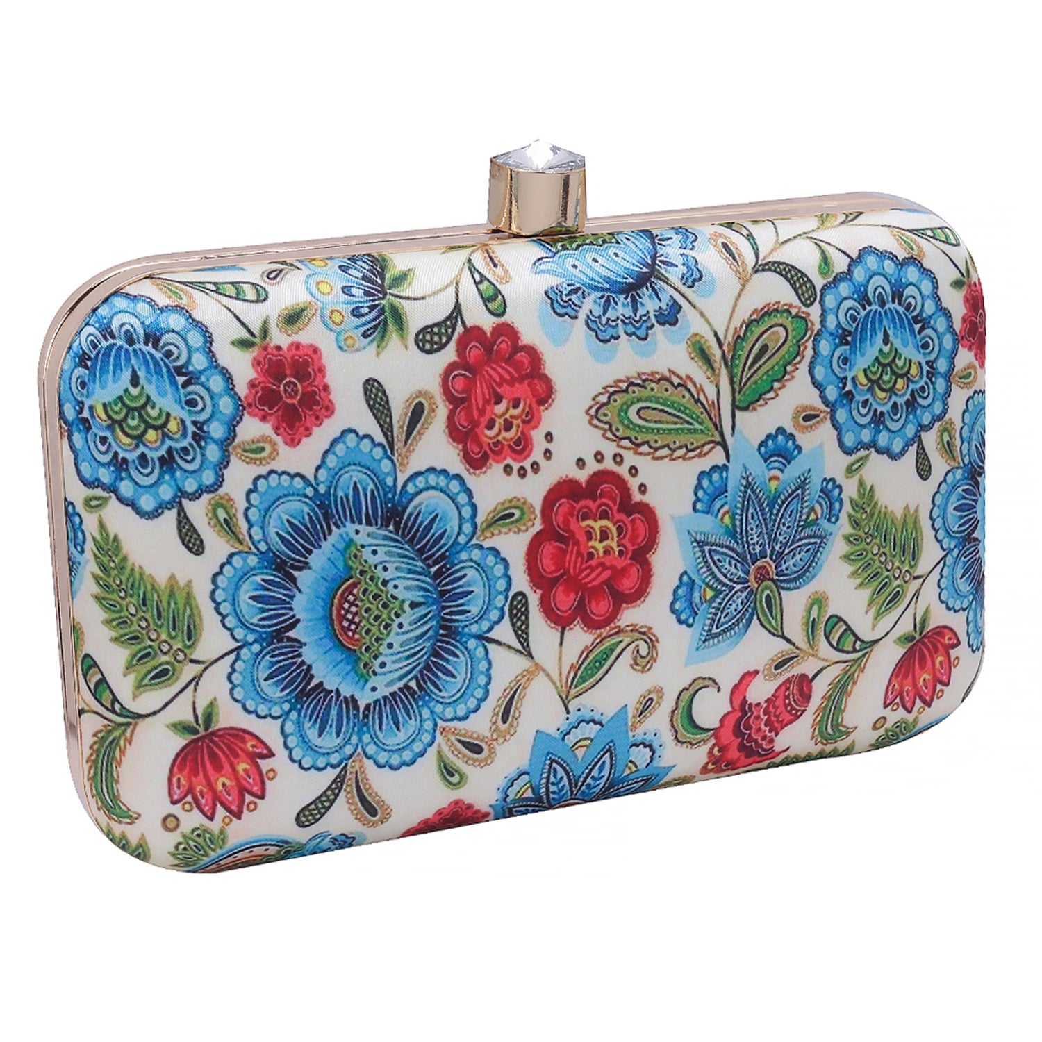 Floral Printed Clutch