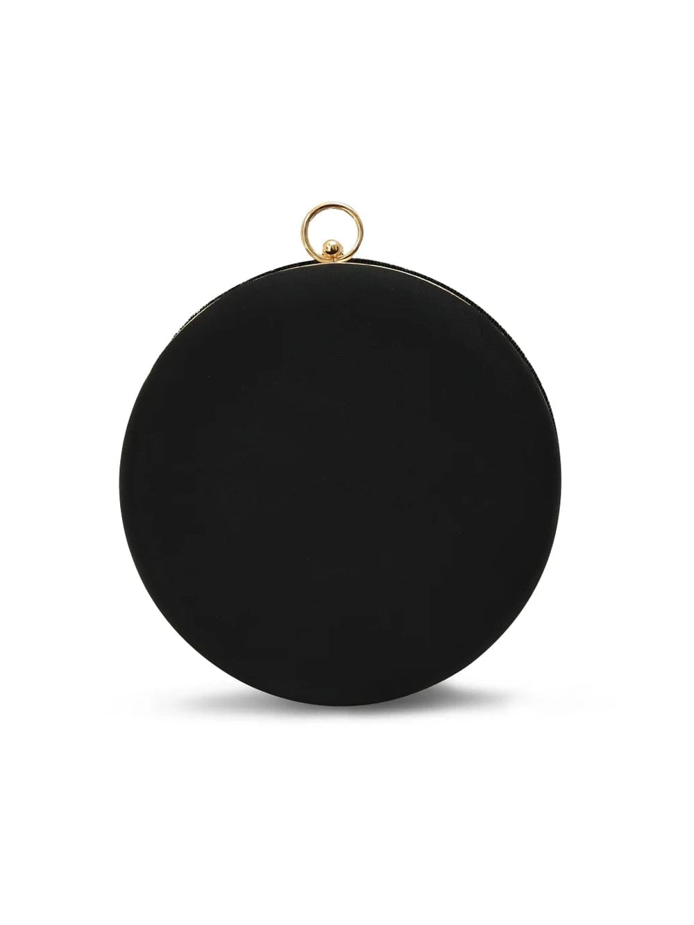 Black Katdana Embroidered Clutch