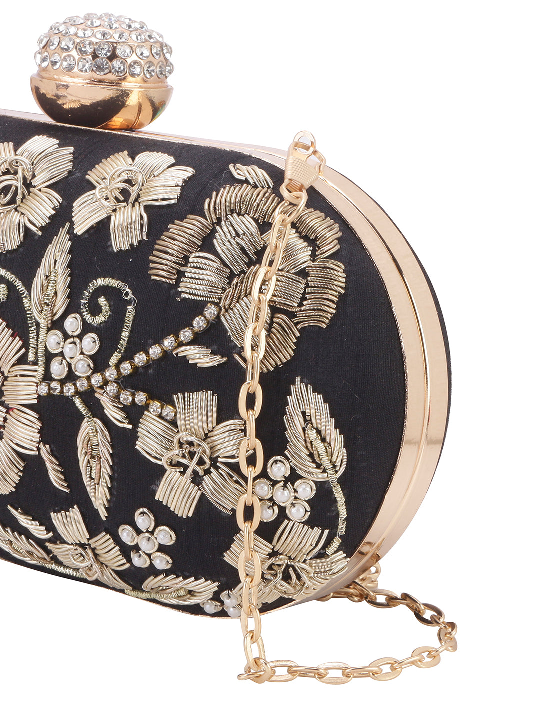 VRPS Embroidered Clutch | Handcrafted Ethnic Bag | SWIS-865 | Additional Angle
