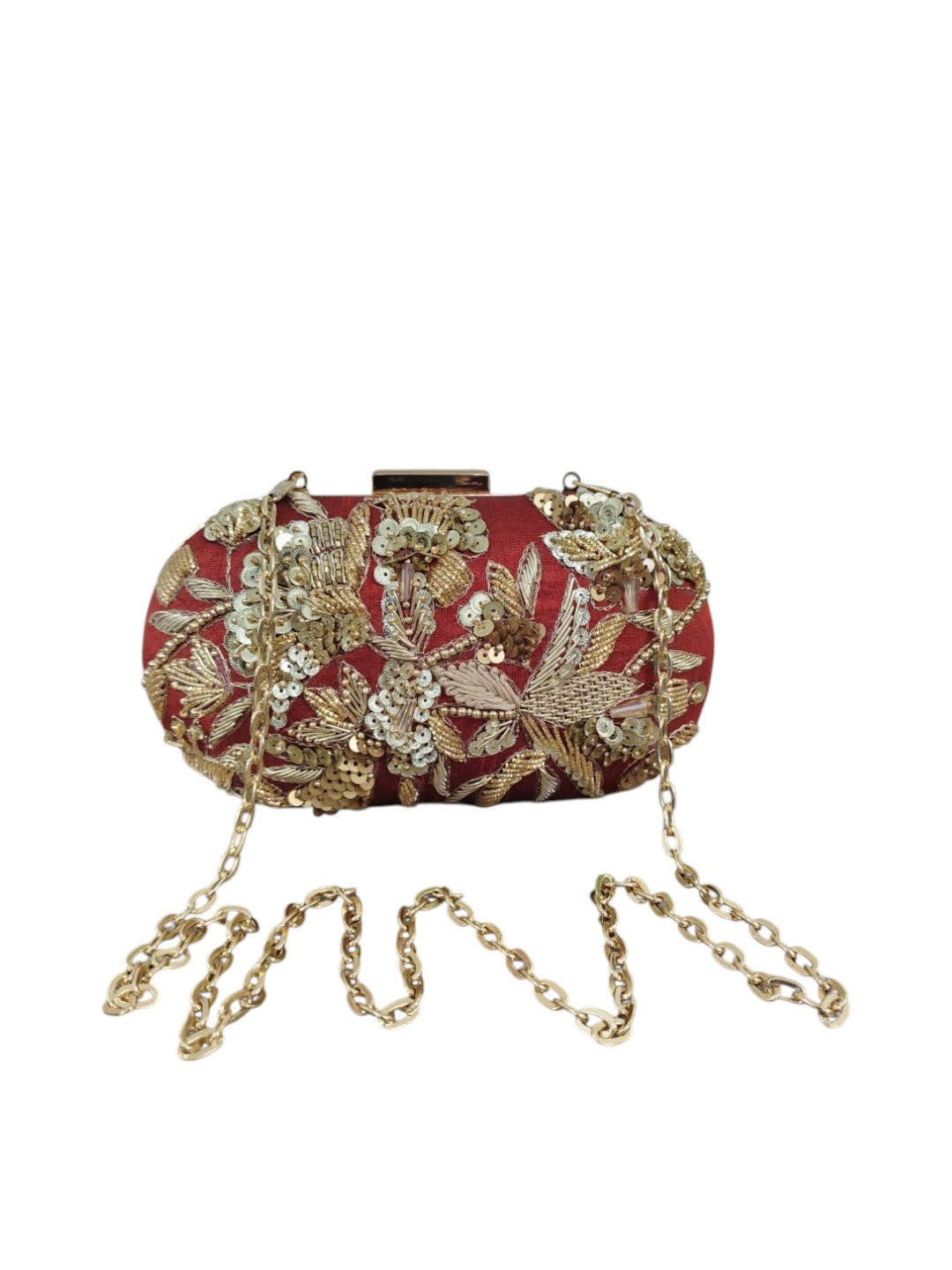VRPS Embroidered Clutch | Handcrafted Ethnic Bag | SWIS-4416 | Additional Angle