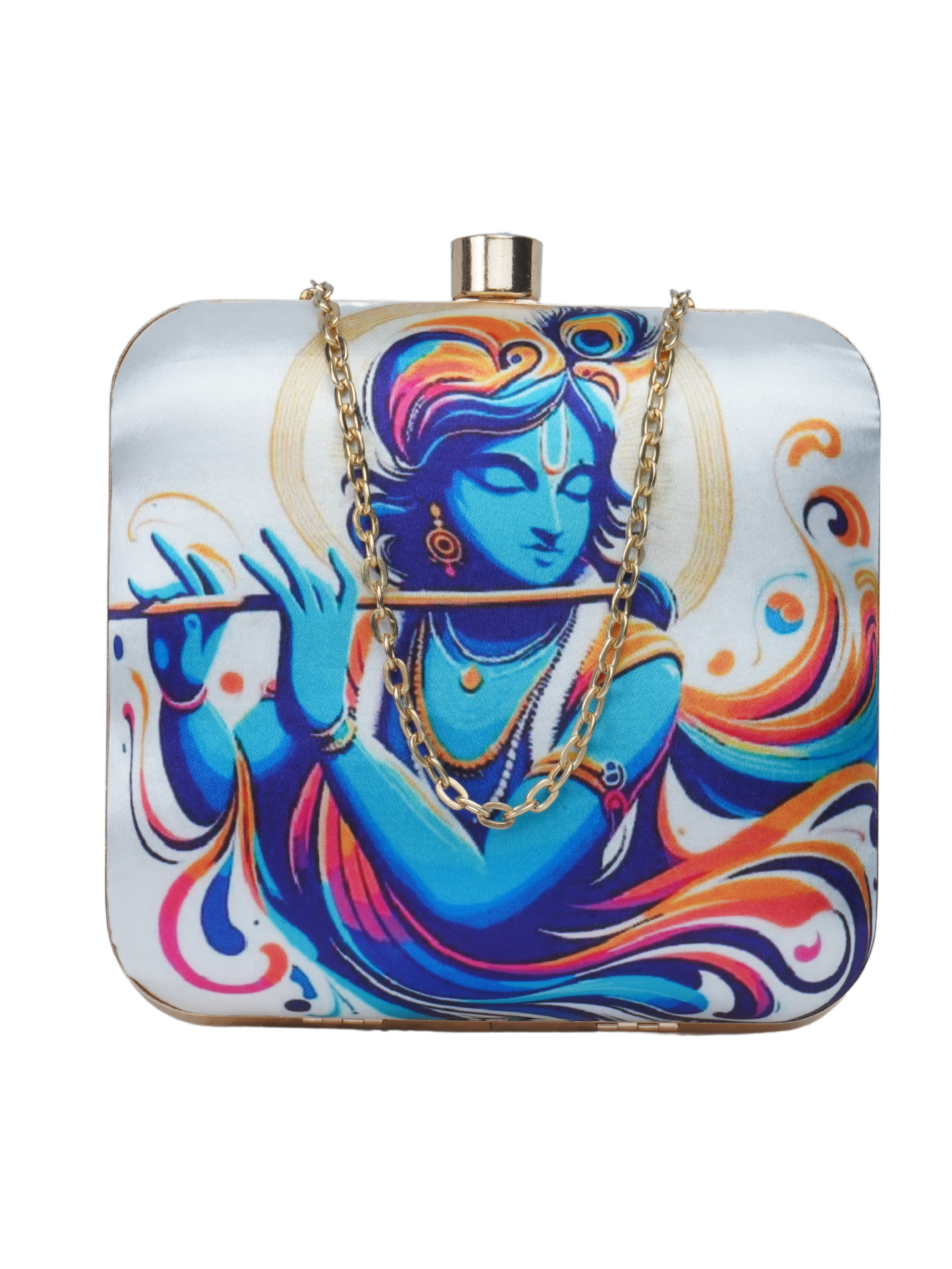 VRPS Printed Clutche | Handcrafted Ethnic Bag | SWIS-2083 | Additional Angle
