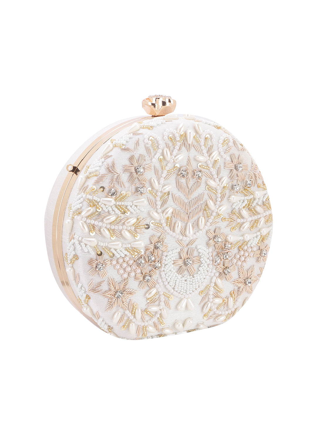 VRPS Embroidered Clutch | Handcrafted Ethnic Bag | SWIS-876 | Additional Angle