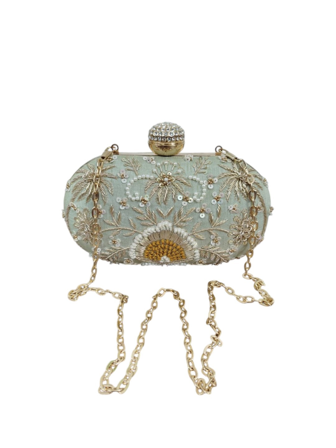 VRPS Embroidered Clutch | Handcrafted Ethnic Bag | SWIS-4428 | Additional Angle