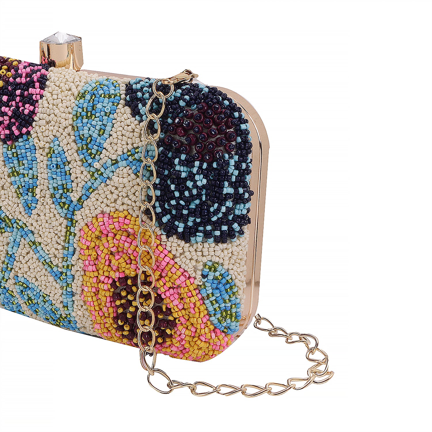 Designer Beaded Rectangle Clutch