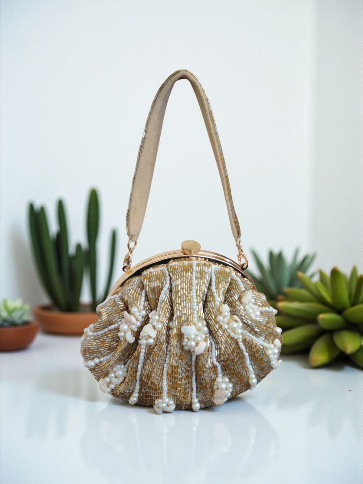 Heavy Embroidered Batua Bag
