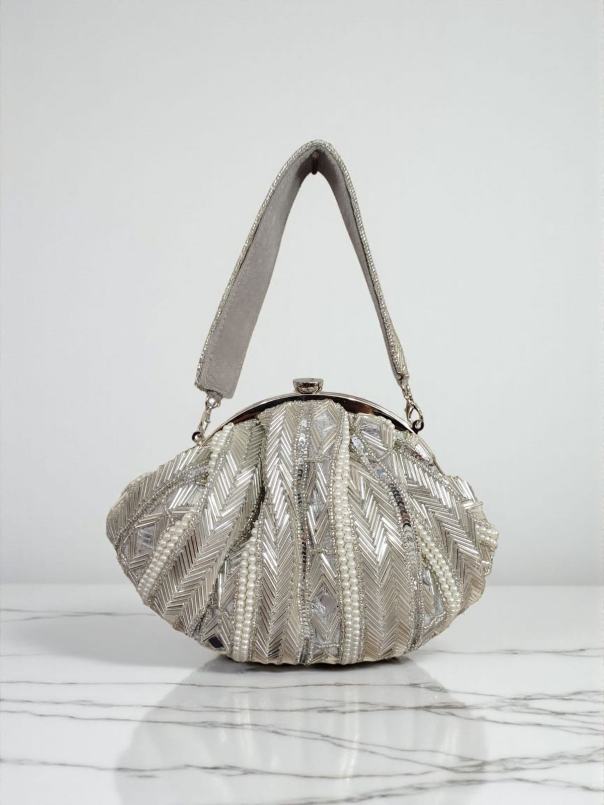 Heavy Embroidered Batua Bag