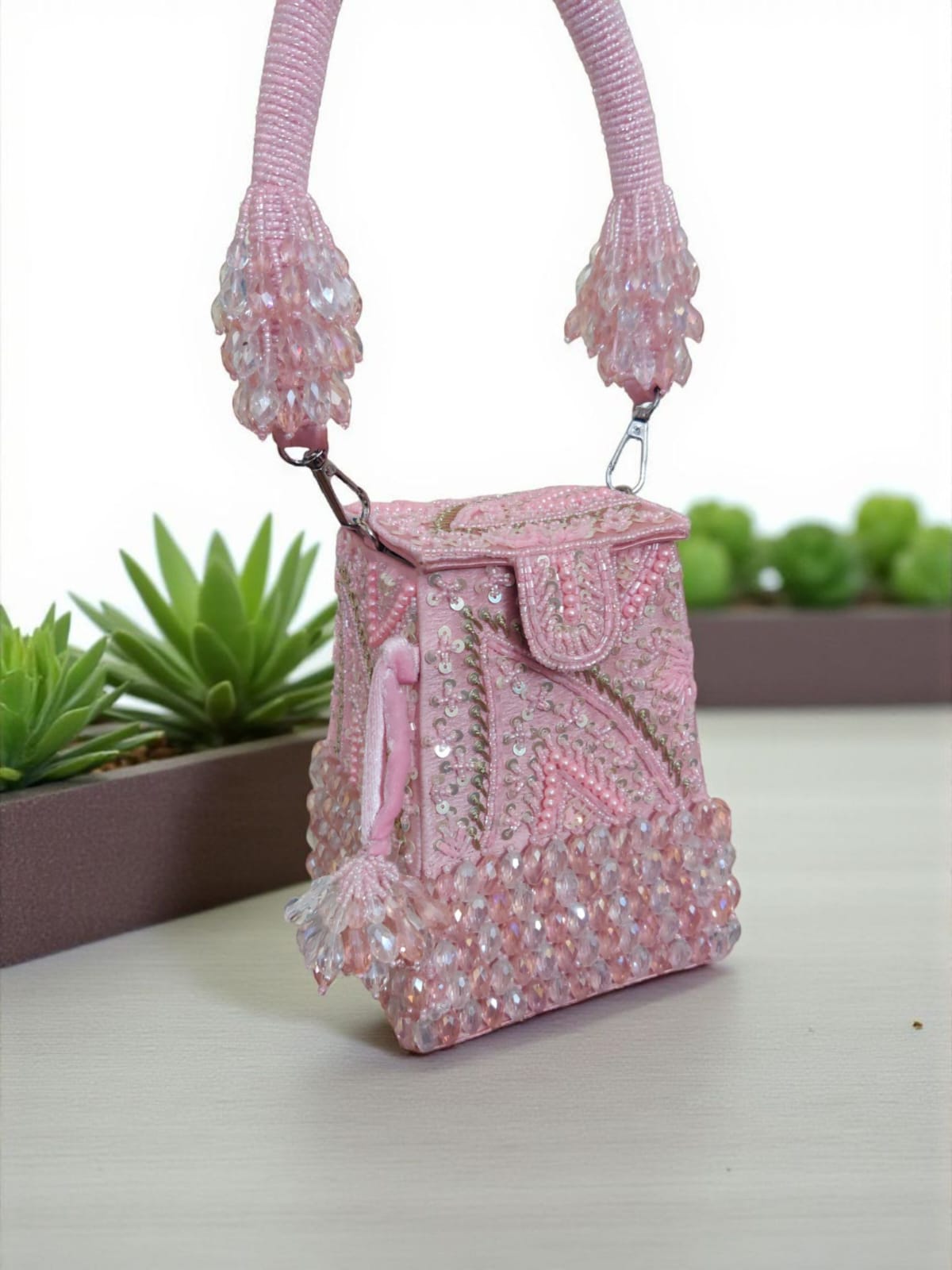VRPS Bucket Bag | Handcrafted Ethnic Bag | SWIS-3074 | Additional Angle