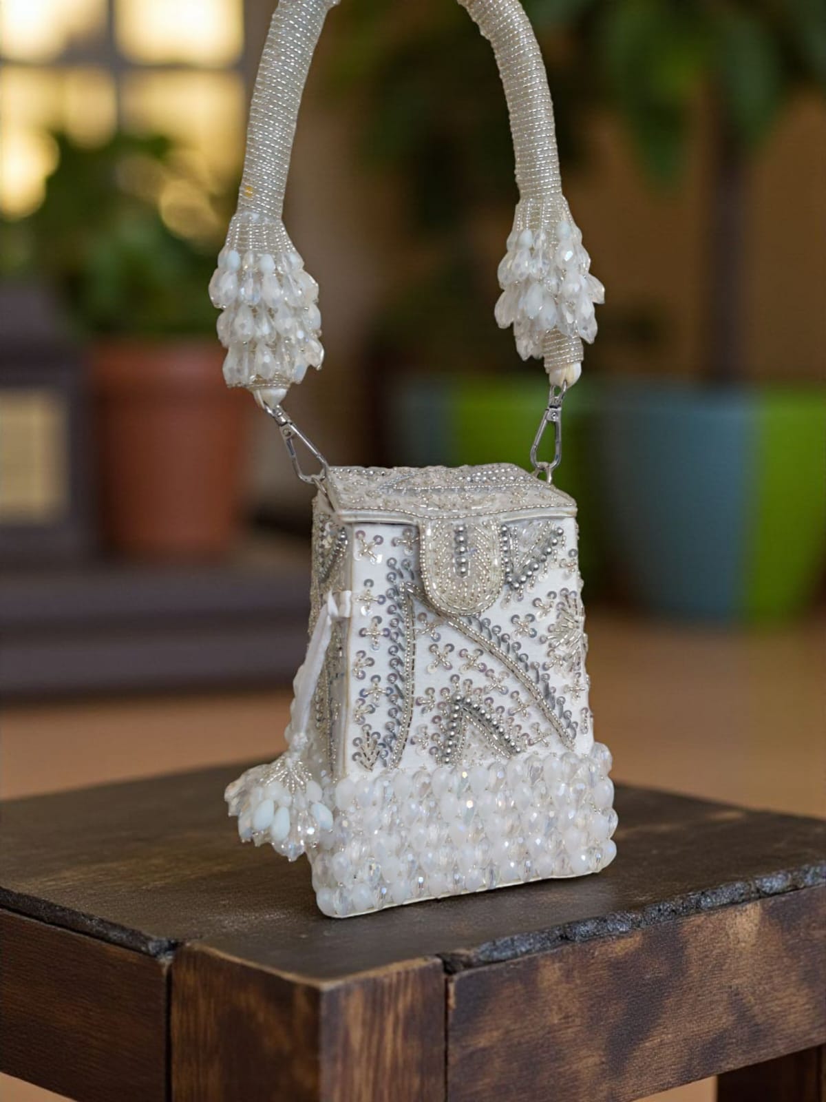 VRPS Bucket Bag | Handcrafted Ethnic Bag | SWIS-3075 | Additional Angle