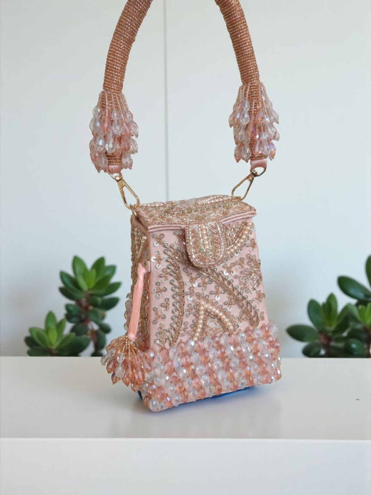 VRPS Bucket Bag | Handcrafted Ethnic Bag | SWIS-3077 | Additional Angle