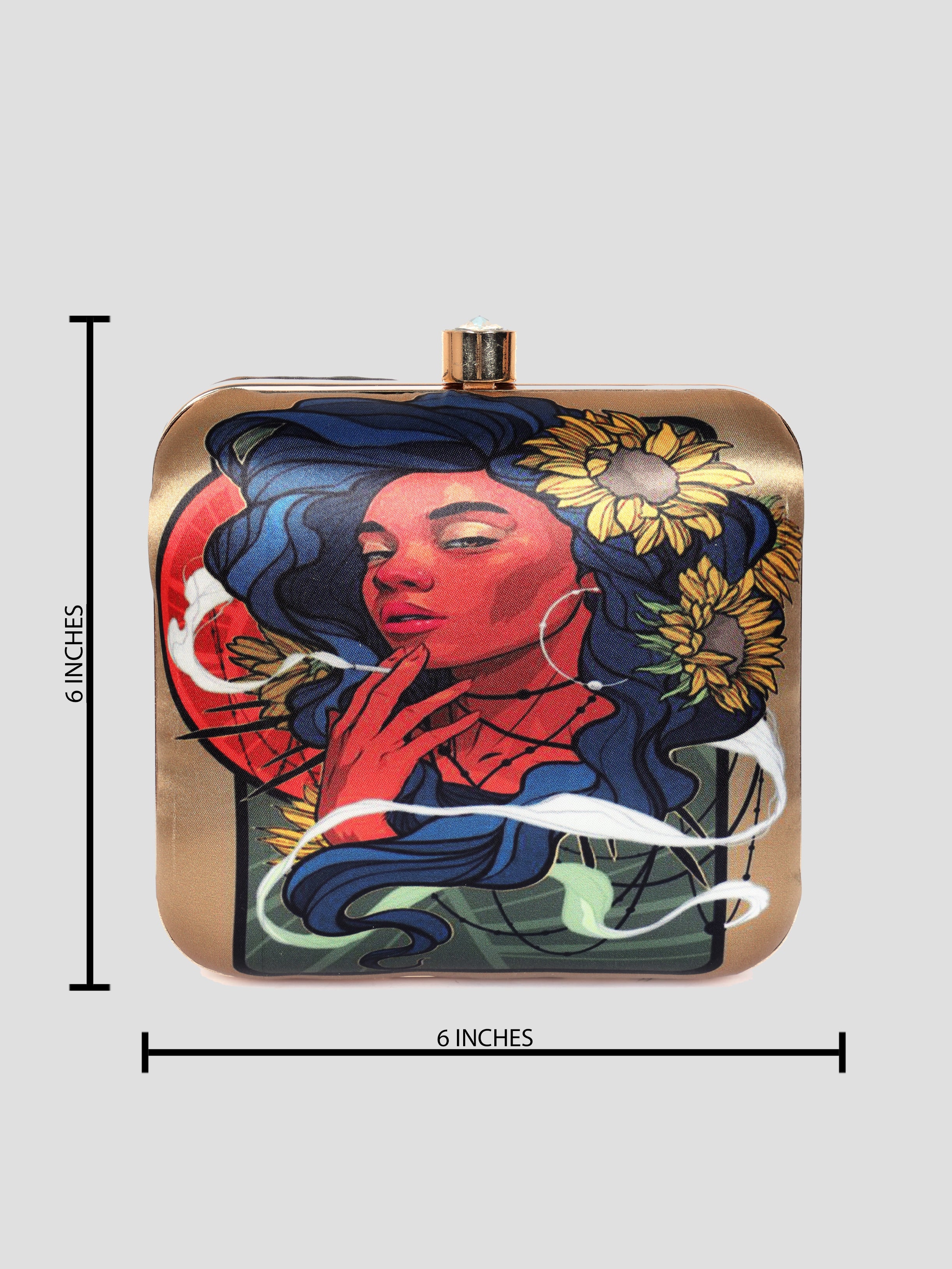 VRPS Printed Clutch | Handcrafted Ethnic Bag | SWIS-1338